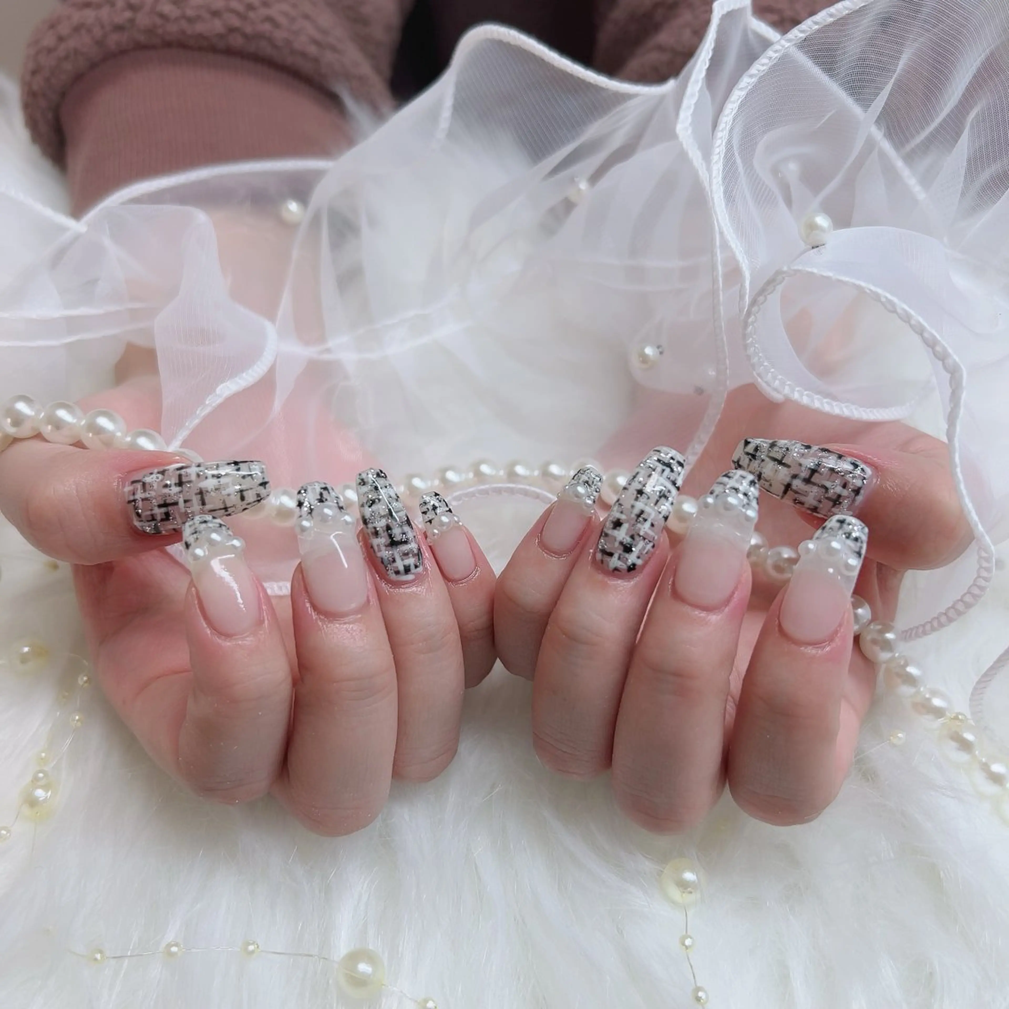 ネイル ツイードネイル Nail salon suu所属・Nail salon suuのネイルデザイン