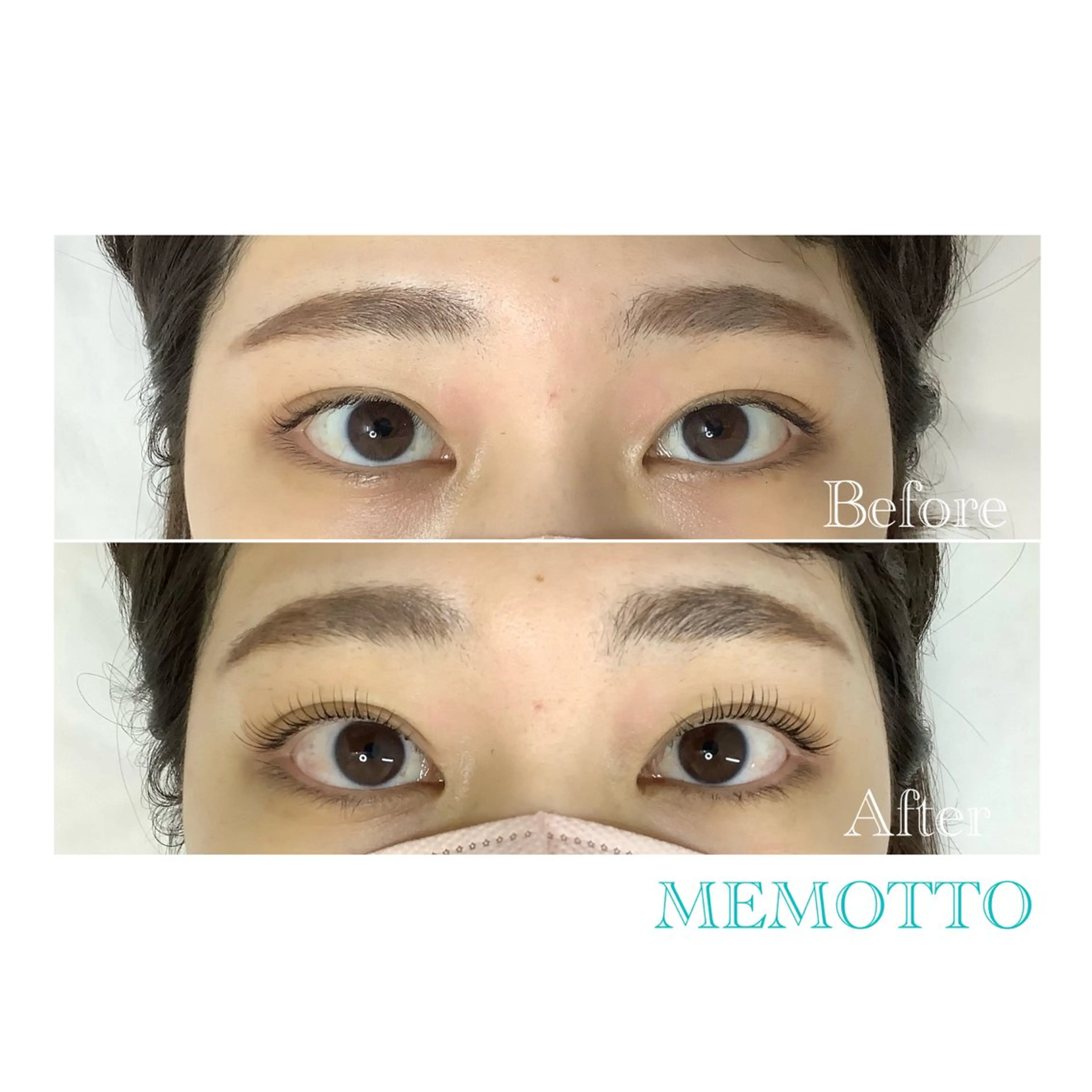 マツエク・マツパ 一重×まつ毛パーマ マツパ MEMOTTO CHIHIROのマツエク・マツパデザイン