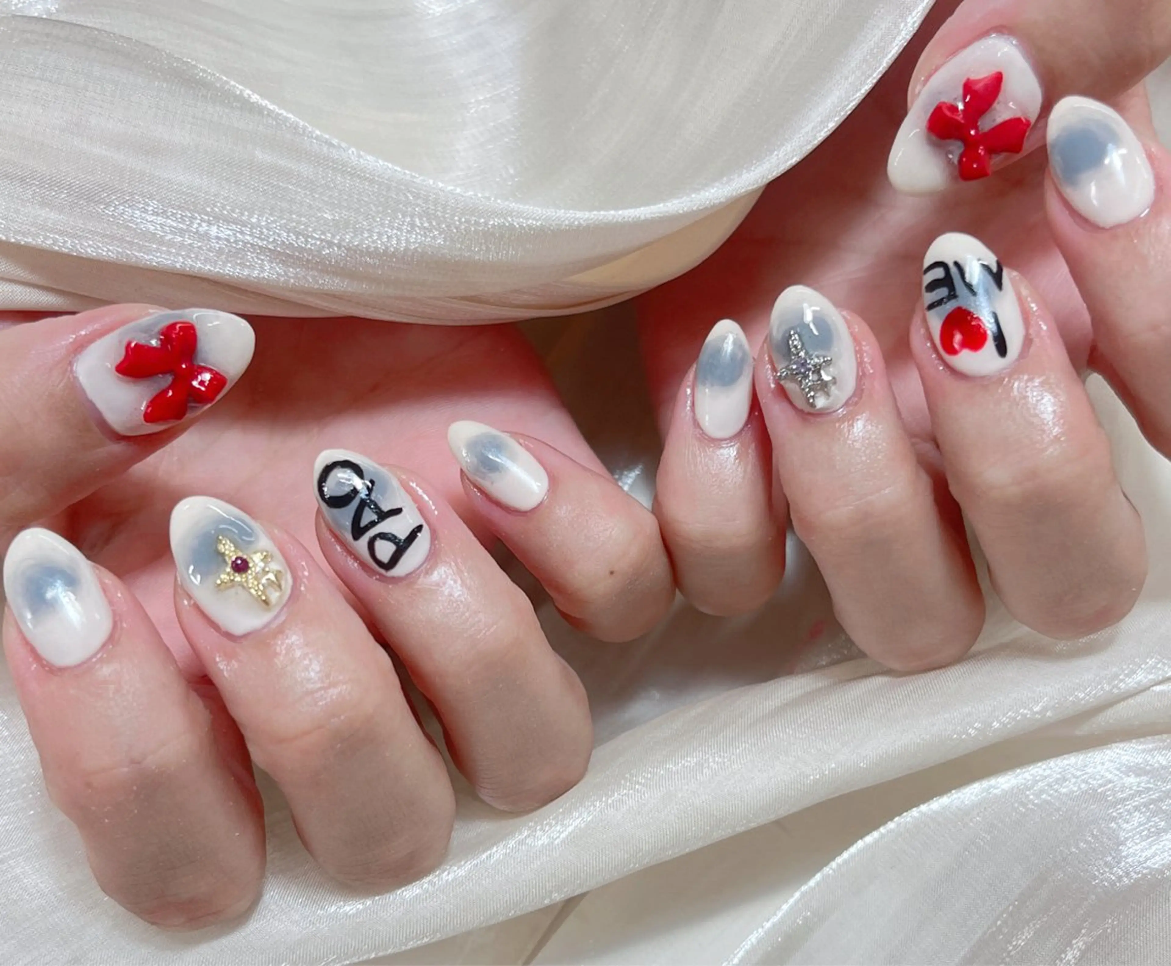メンズ ネイル 持ち込み ワンホンネイル ハンドネイル candy nail 韓国風ワンホンネイルのネイルデザイン