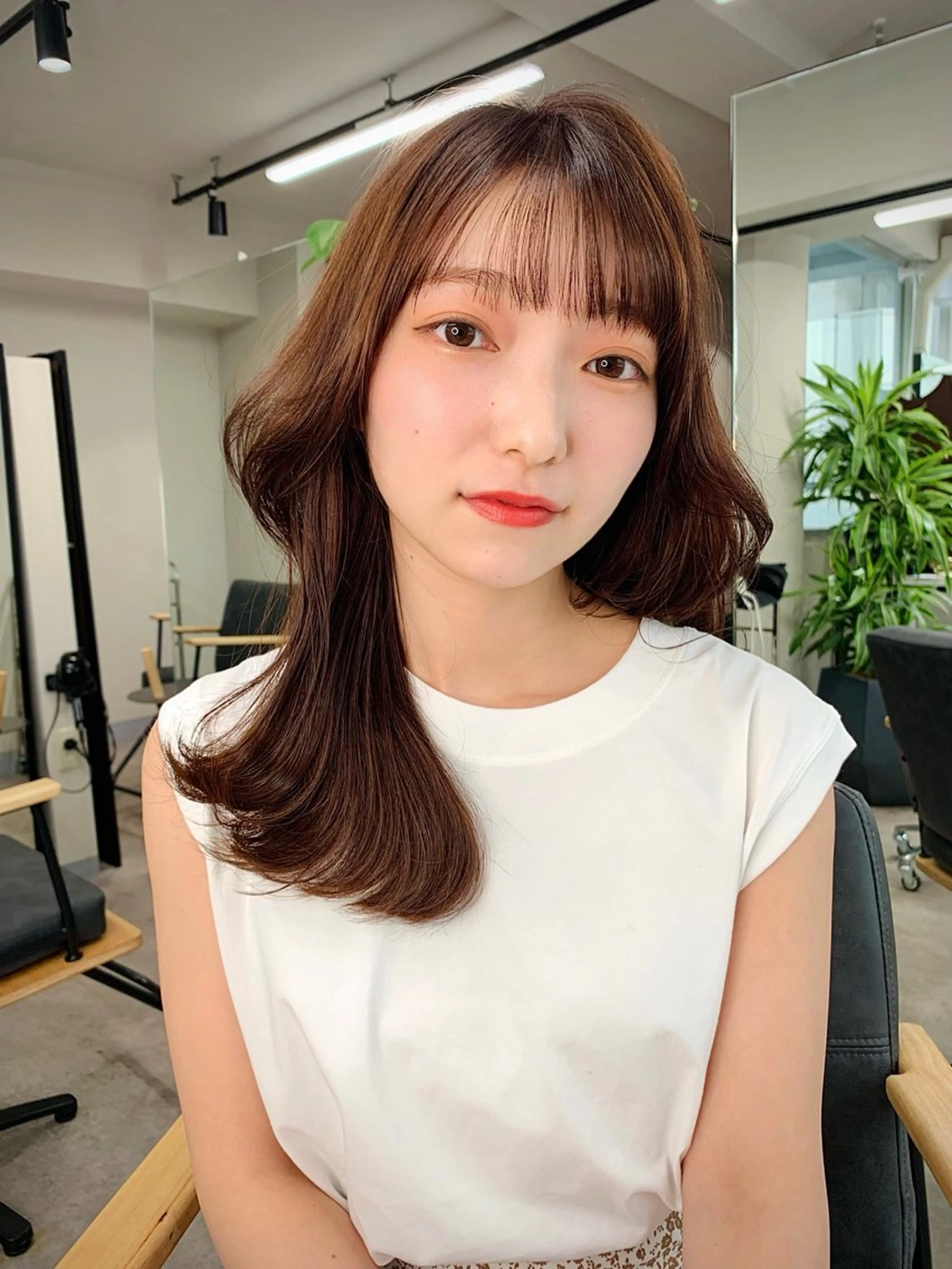 セミロング ハイレイヤー レイヤーカット 🌟ブリーチ/ ウルフカット渋谷☀️のヘアスタイル