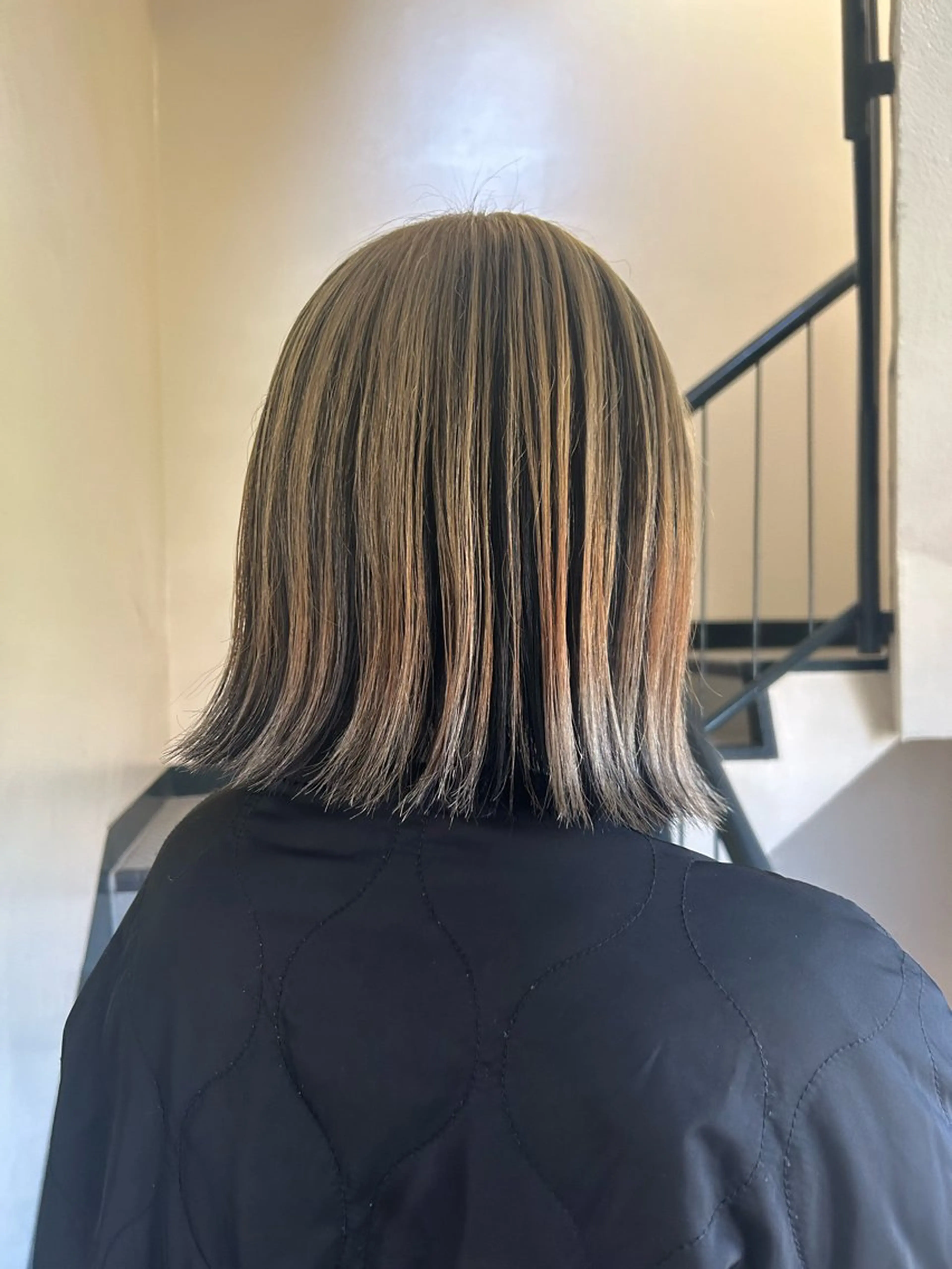 ミディアム カラー ヘアカラー ☕️結【suii.】 ボブ/ヘアセット☕️のヘアスタイル