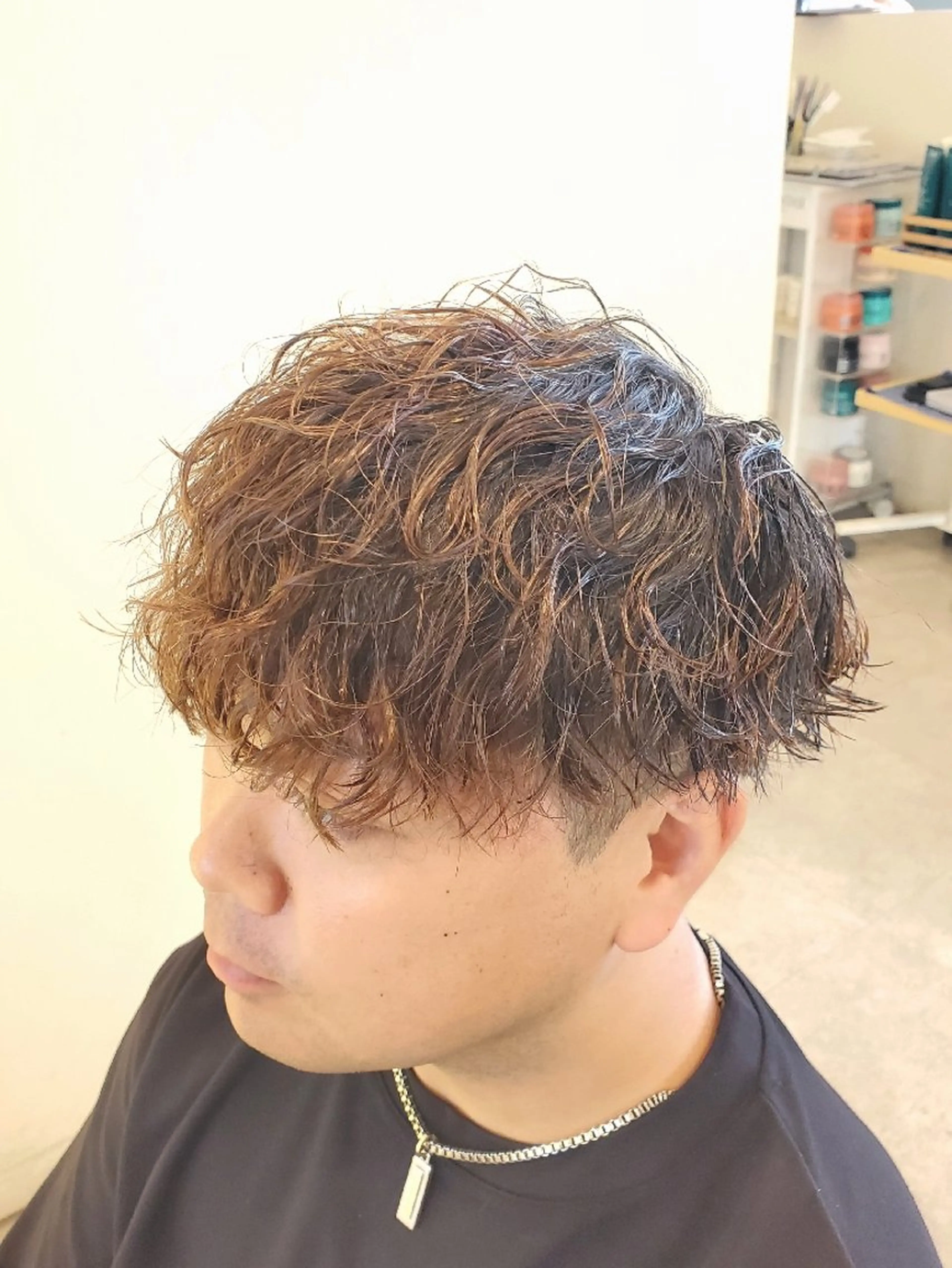 メンズ パーマ メンズパーマ ツイストスパイラルパーマ スパイラルパーマ WISTARIA FIELD AVEDA所属・矢野 一義のヘアスタイル