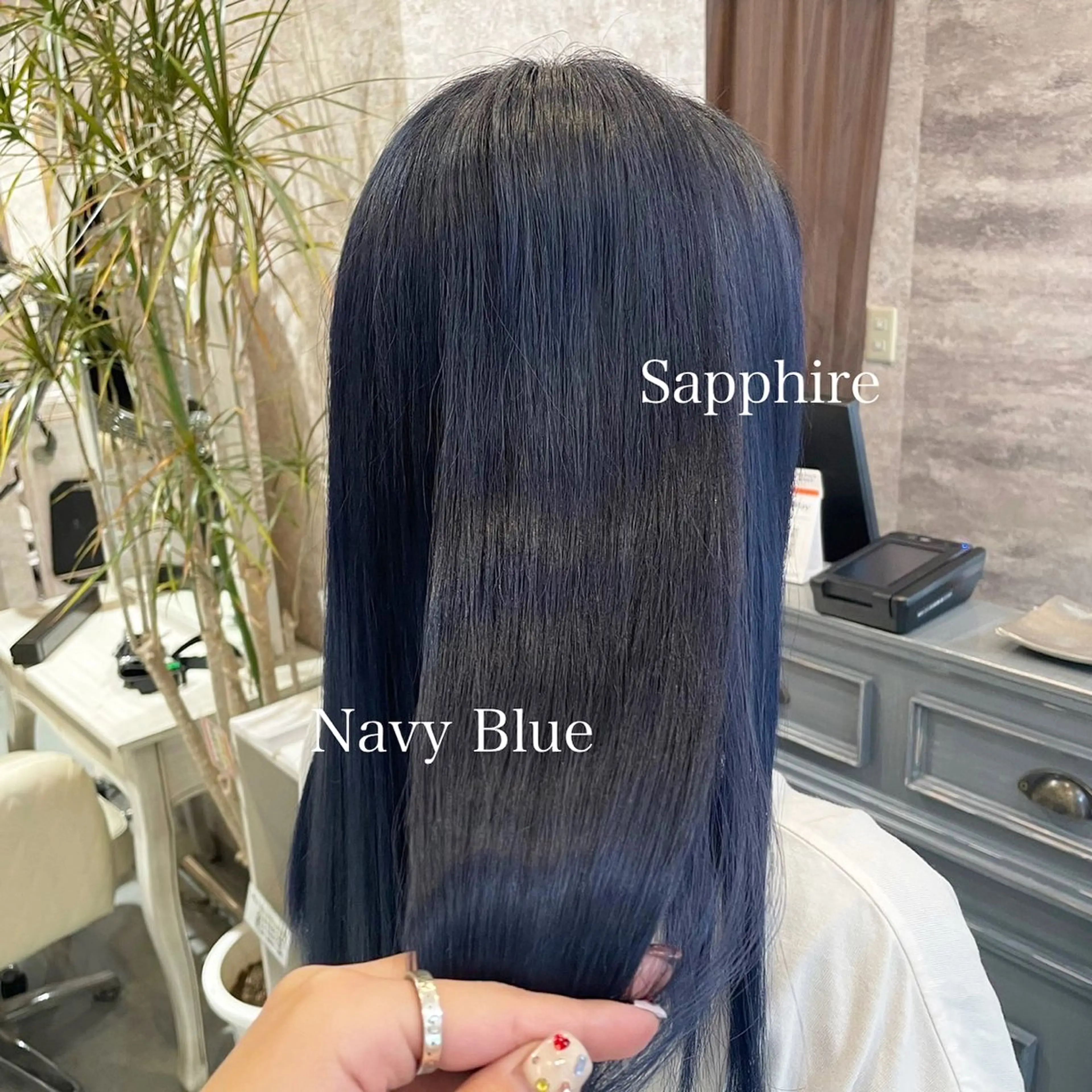 ロング カラー ブリーチ ブルーカラー ダブルカラー グラデーションカラー ハイライトカラー 💈Blanco💈 カラー&ケア🌈のヘアスタイル