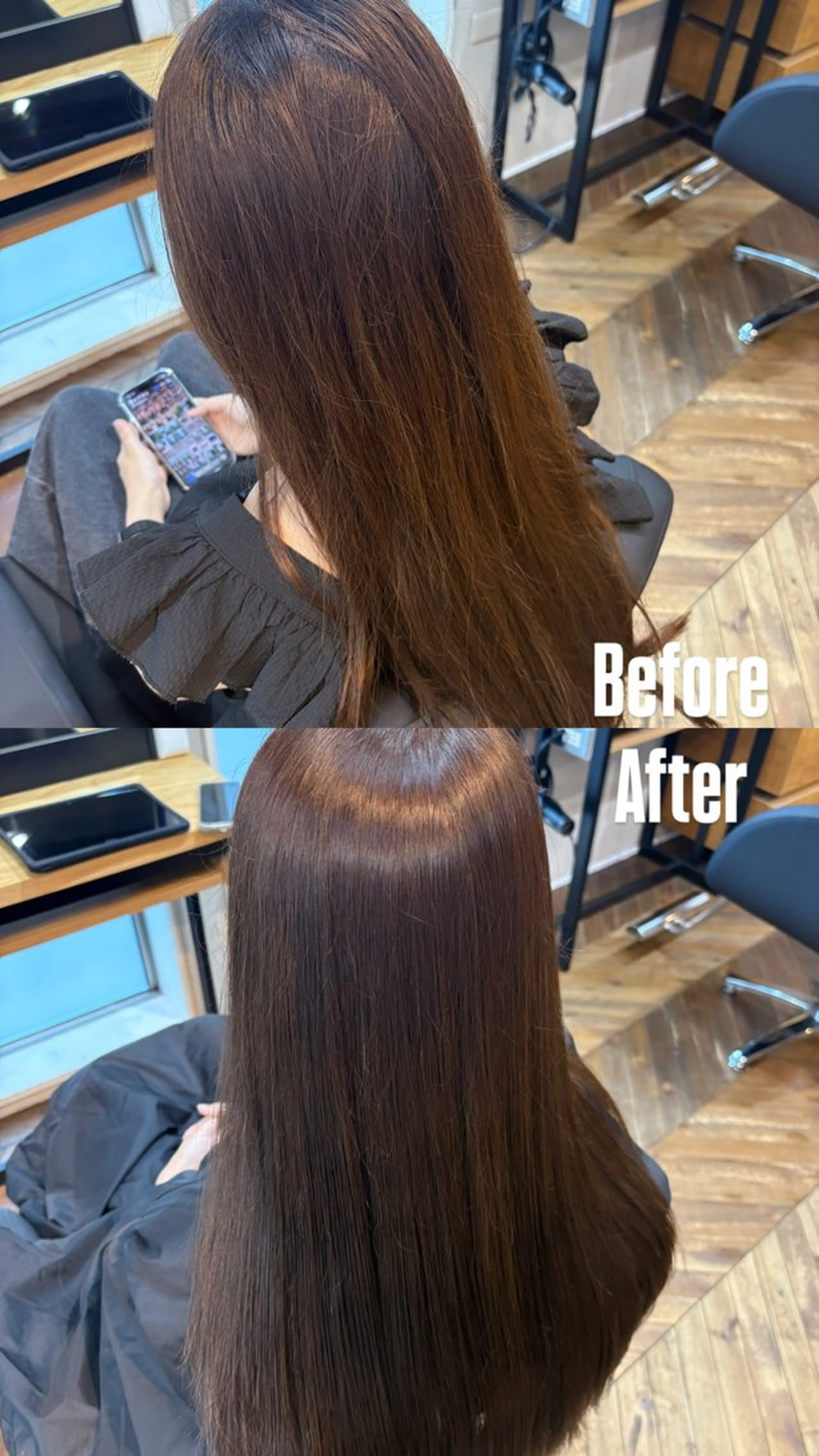ロング アイスグレージュ est hair luna所属・est hair Lunaのヘアスタイル