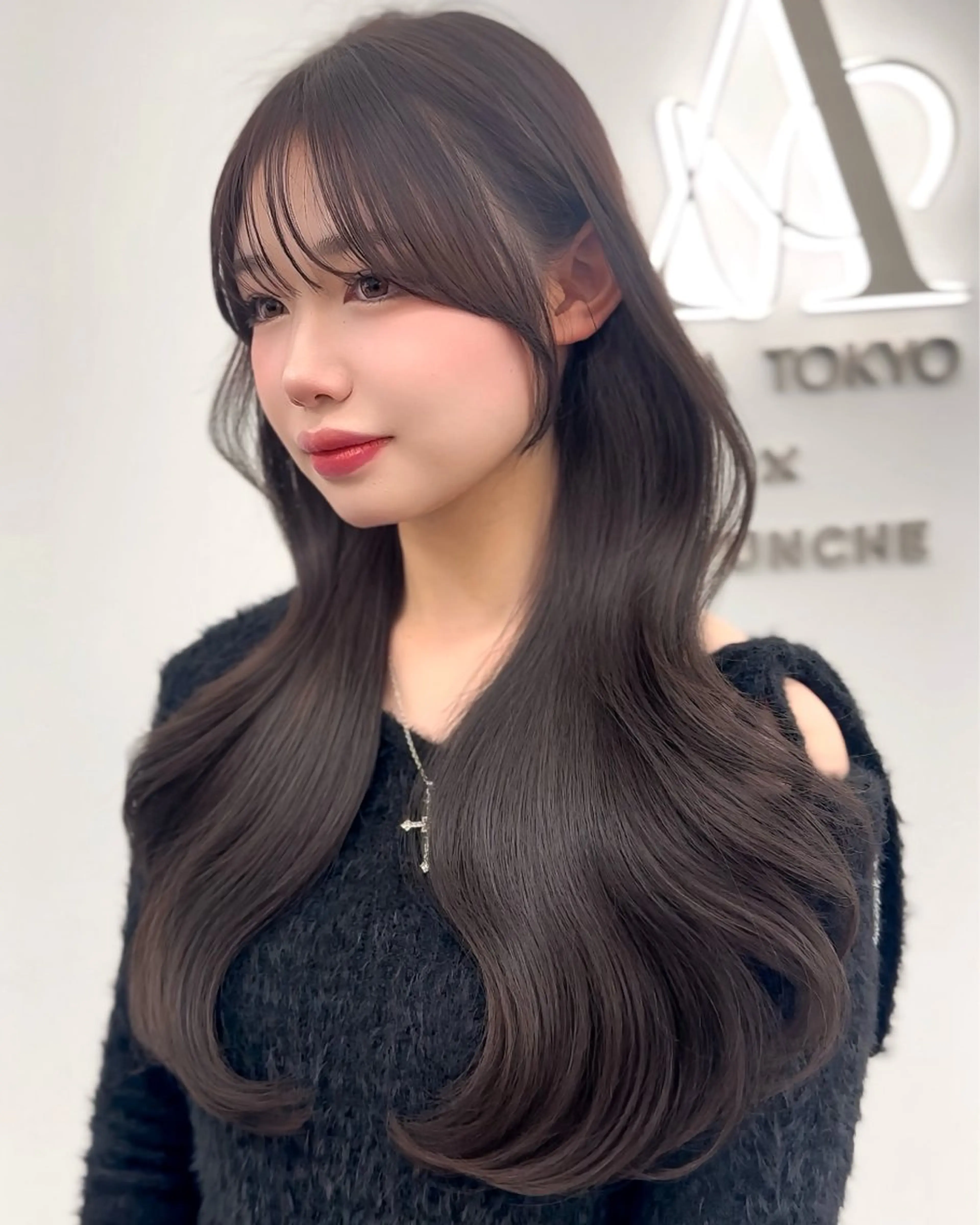 ミディアム カラー カット ヘアカラー トリートメント 🇰🇷韓国風くびれ ヘア🇰🇷中村優大のヘアスタイル