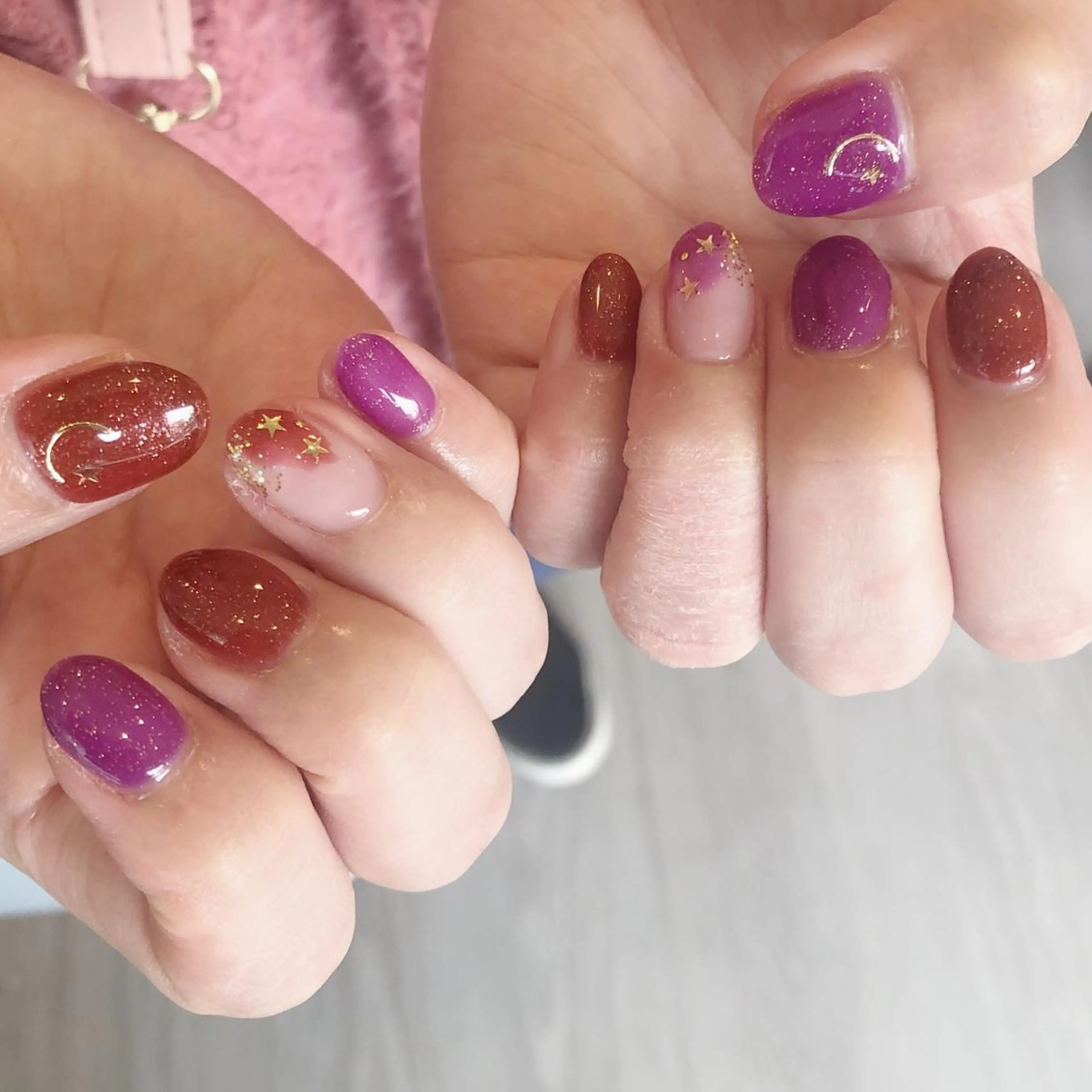 ネイル クリアネイル ハンドネイル プーモワベリー ♡のネイルデザイン