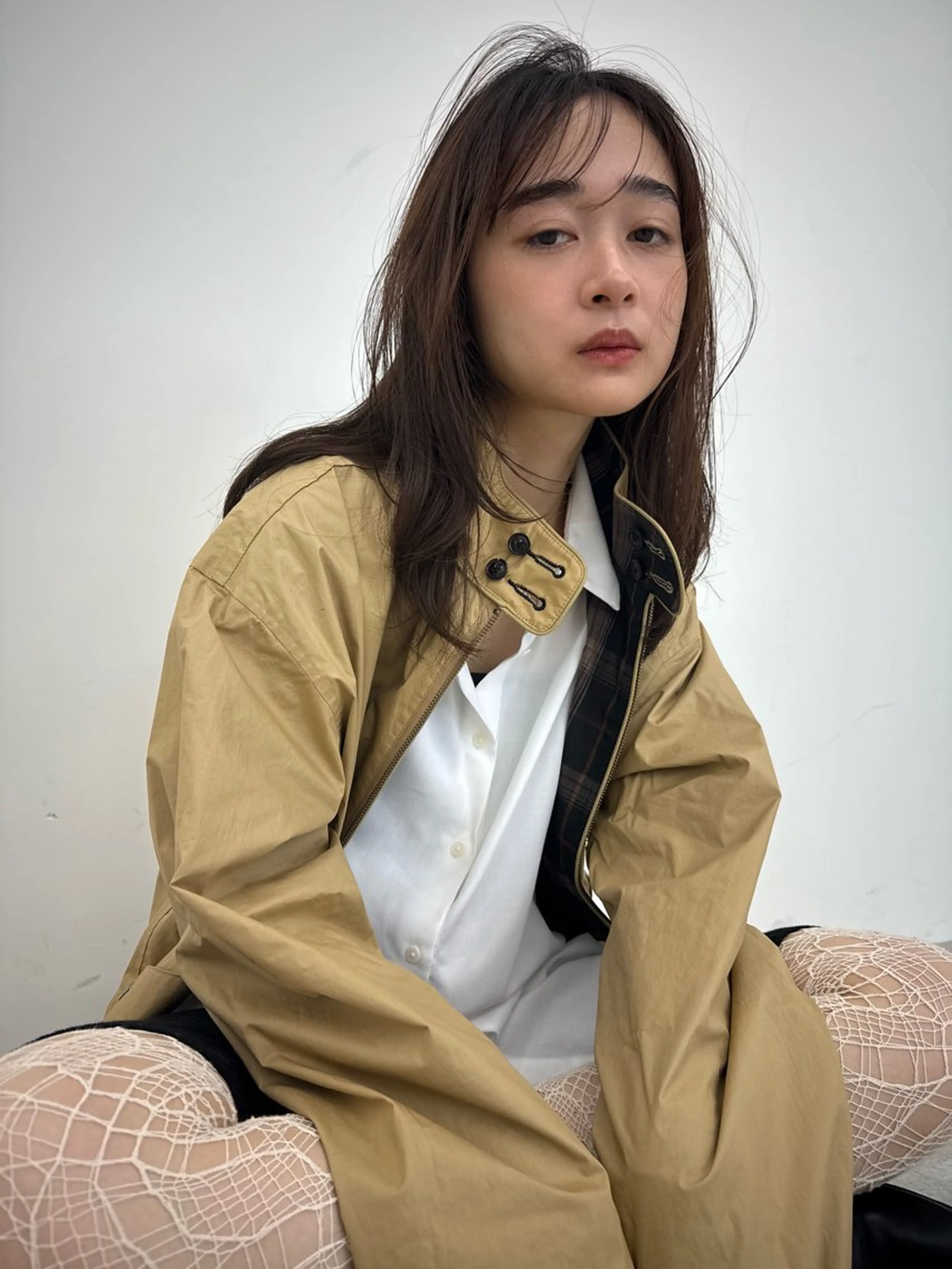 ミディアム 渡部 円のヘアスタイル