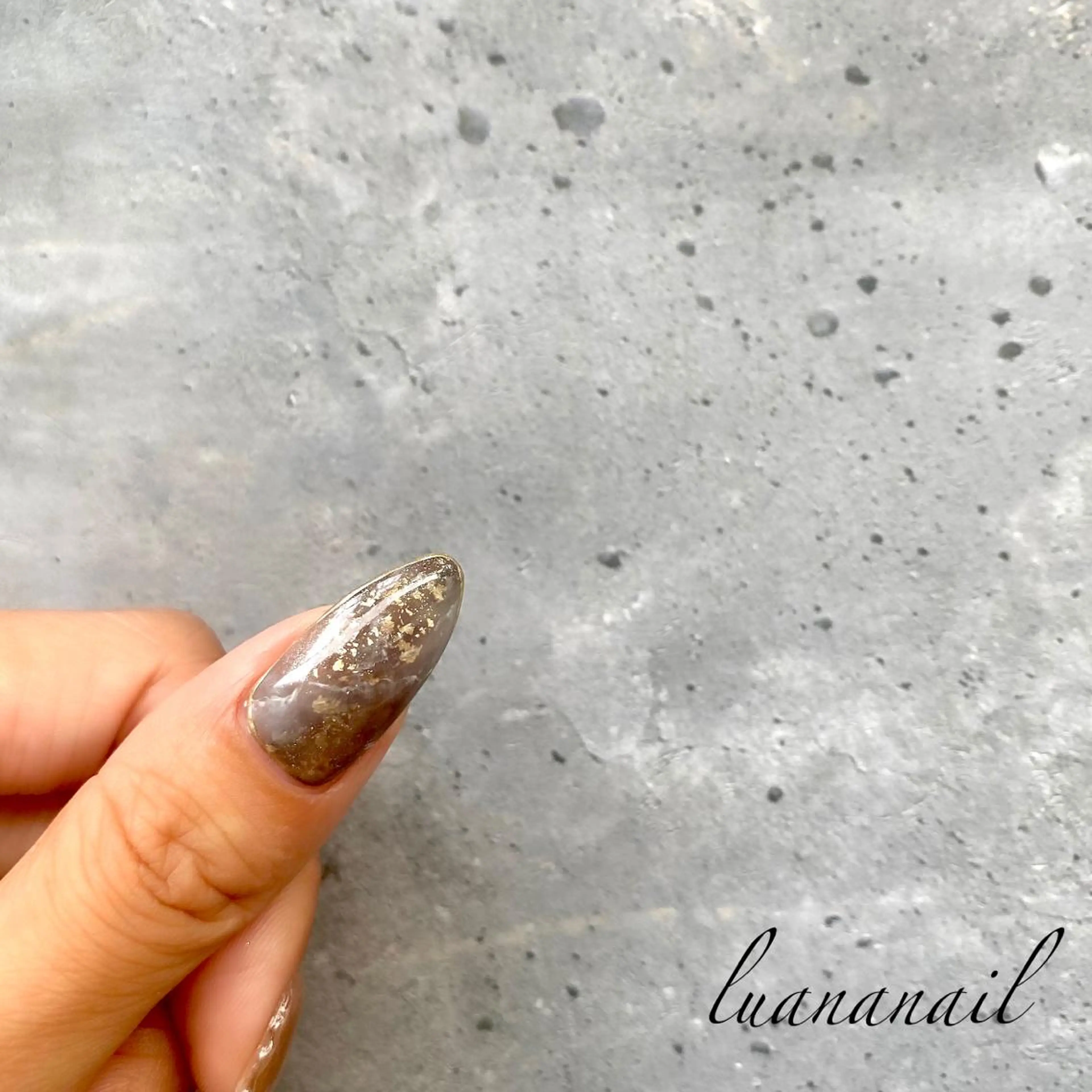 ネイル 大理石ネイル(マーブル) ハンドネイル luana nailのネイルデザイン
