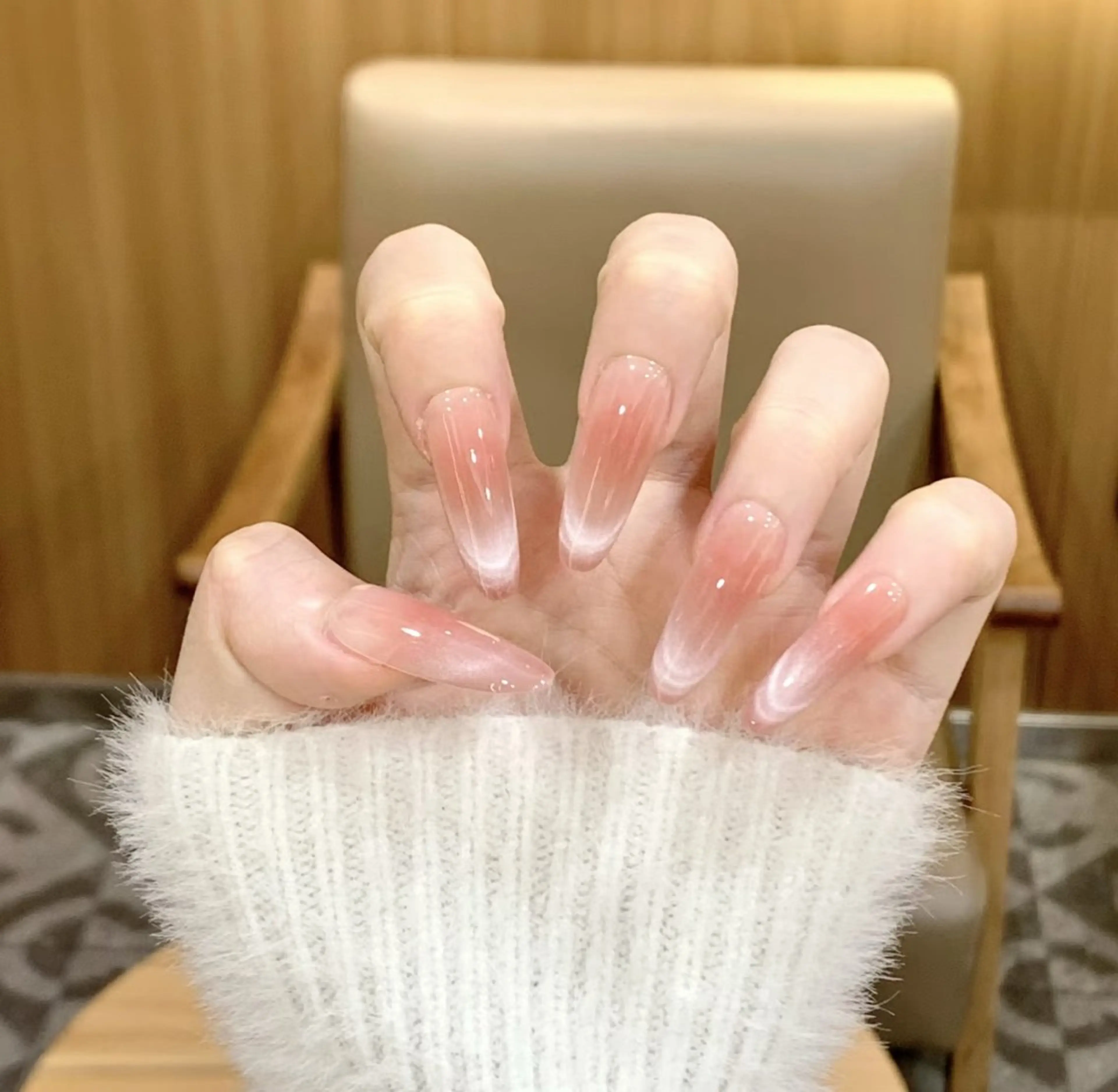 チーク　マグネットフレンチ＋長さ出し10本の写真