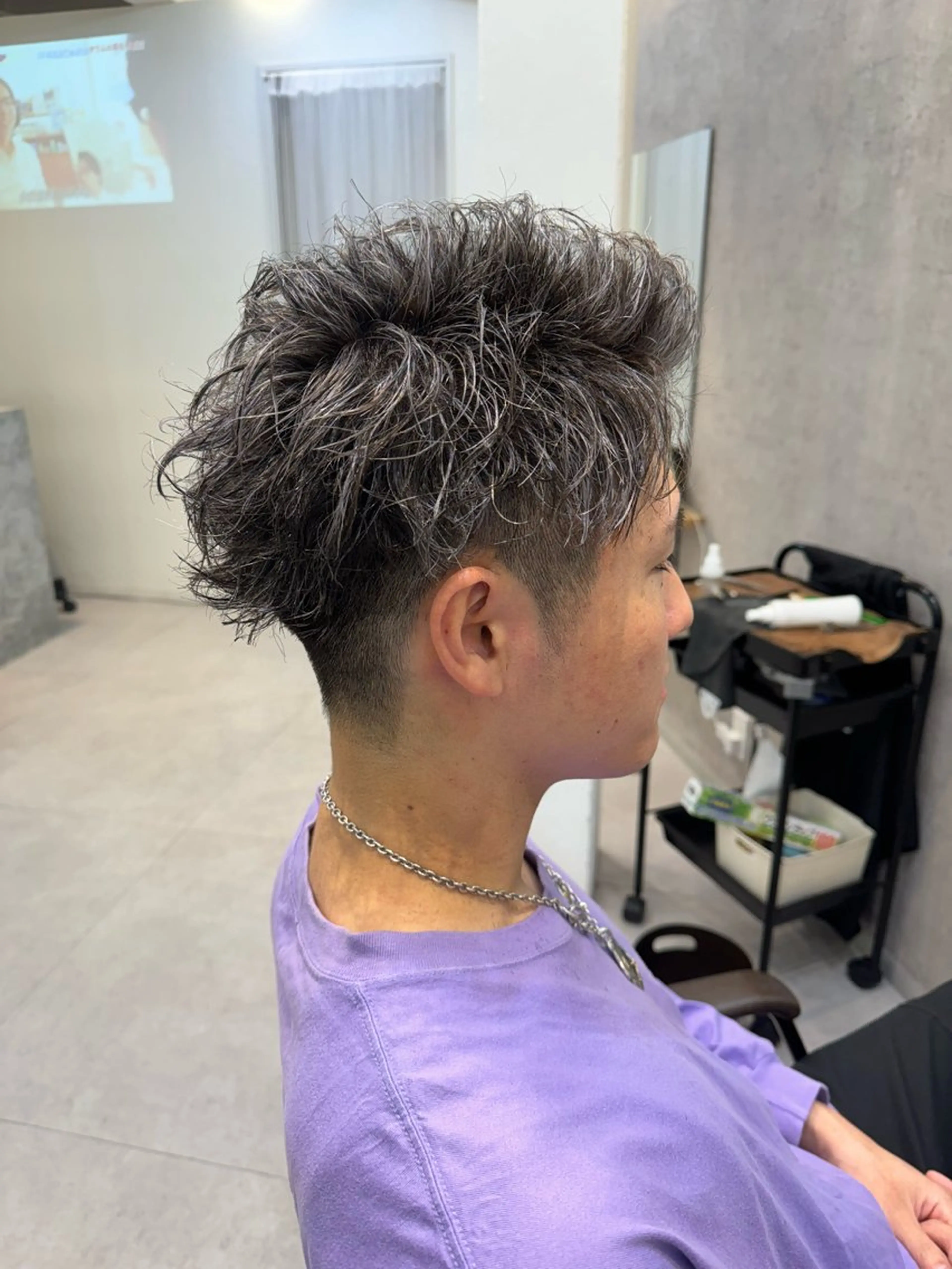 ショート カラー メンズ メンズハイライト メンズメッシュ ハイライトカラー メッシュ ハイライト Dxxxx III所属・女性目線の大人 メンズ*Ayakaのヘアスタイル