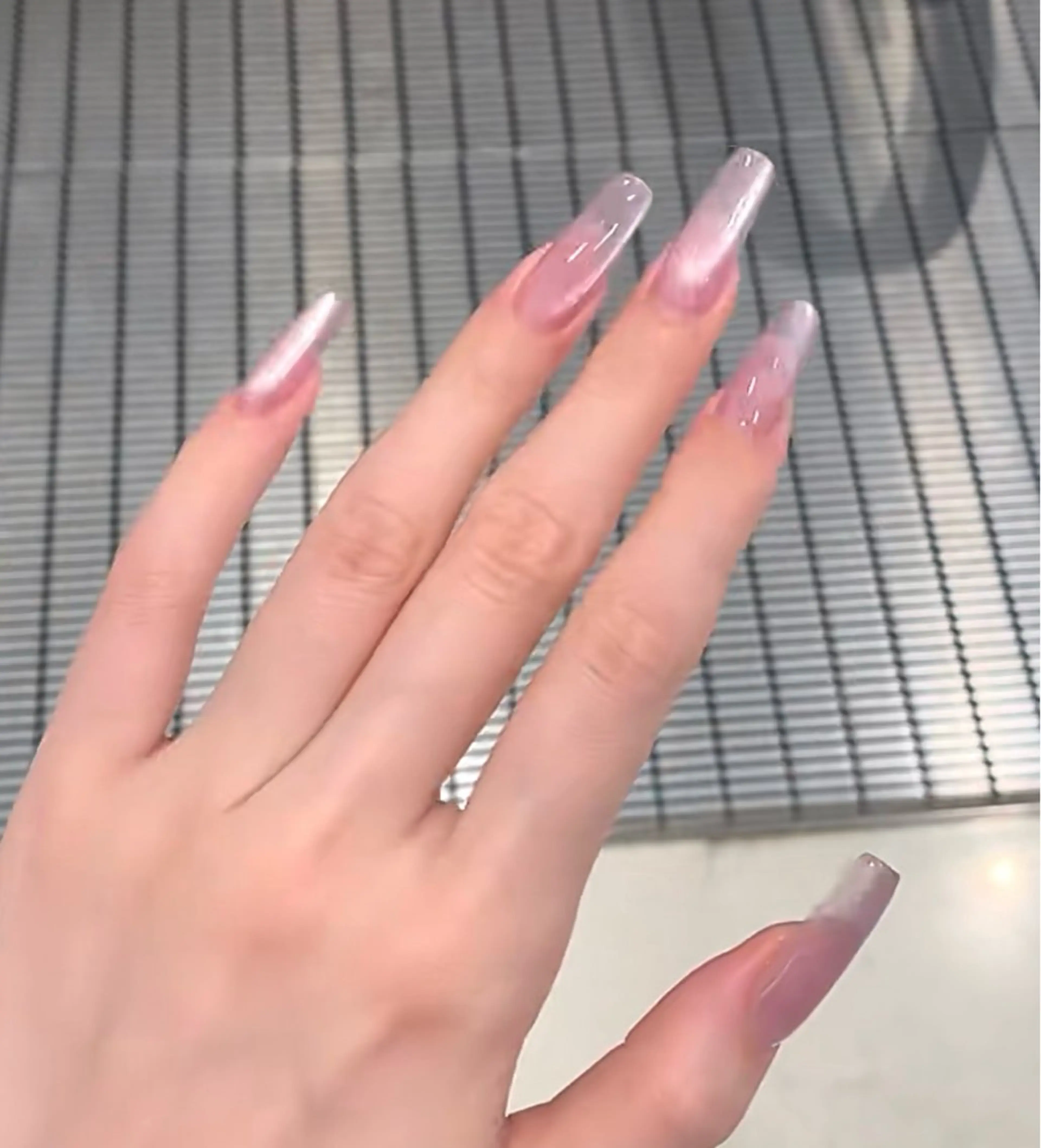 長さだし💛ちゅるきら*⁂マグネットネイル¥6500の写真