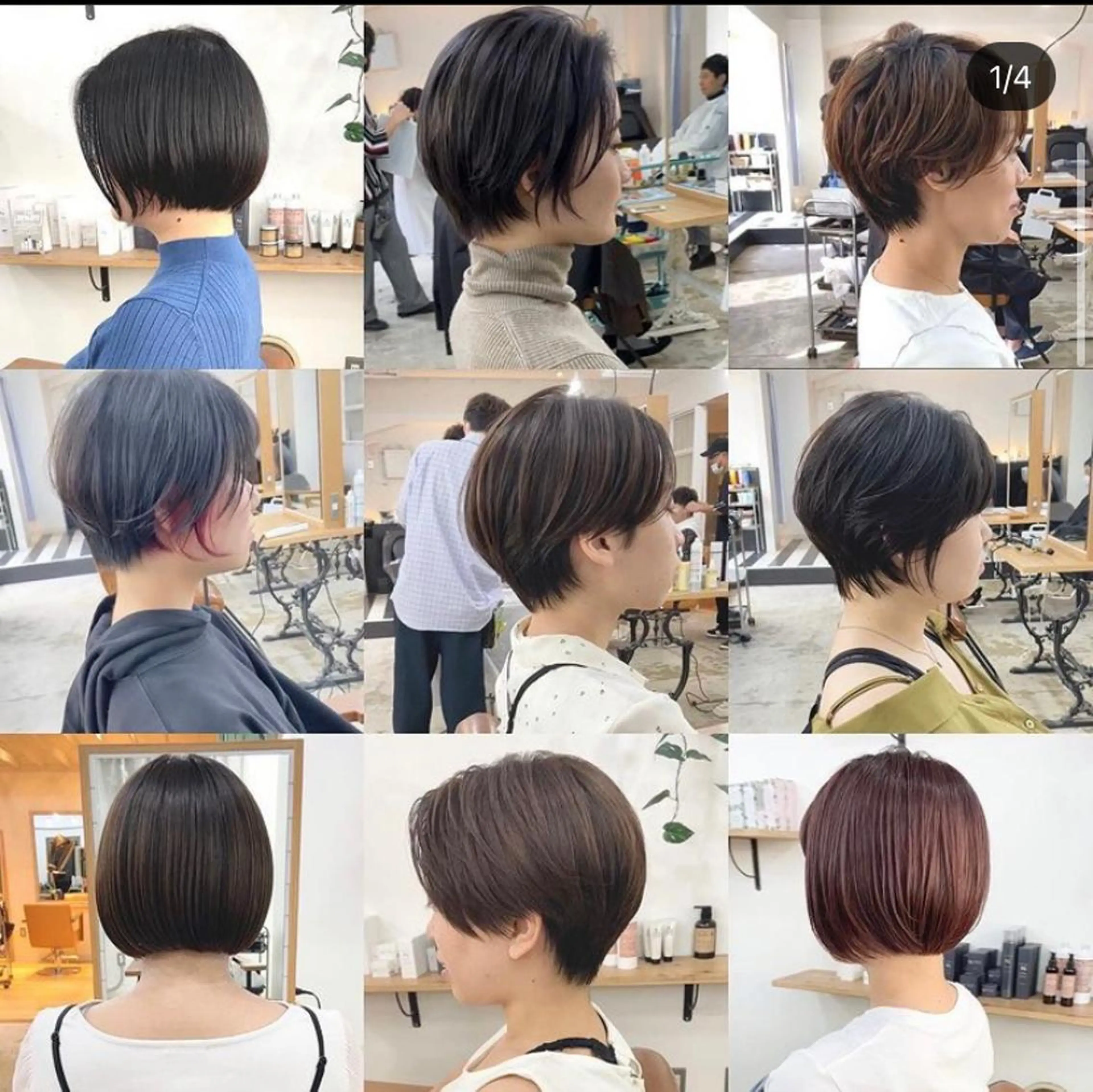 ショート ショートヘア、ボブ こやさん コヤマのヘアスタイル