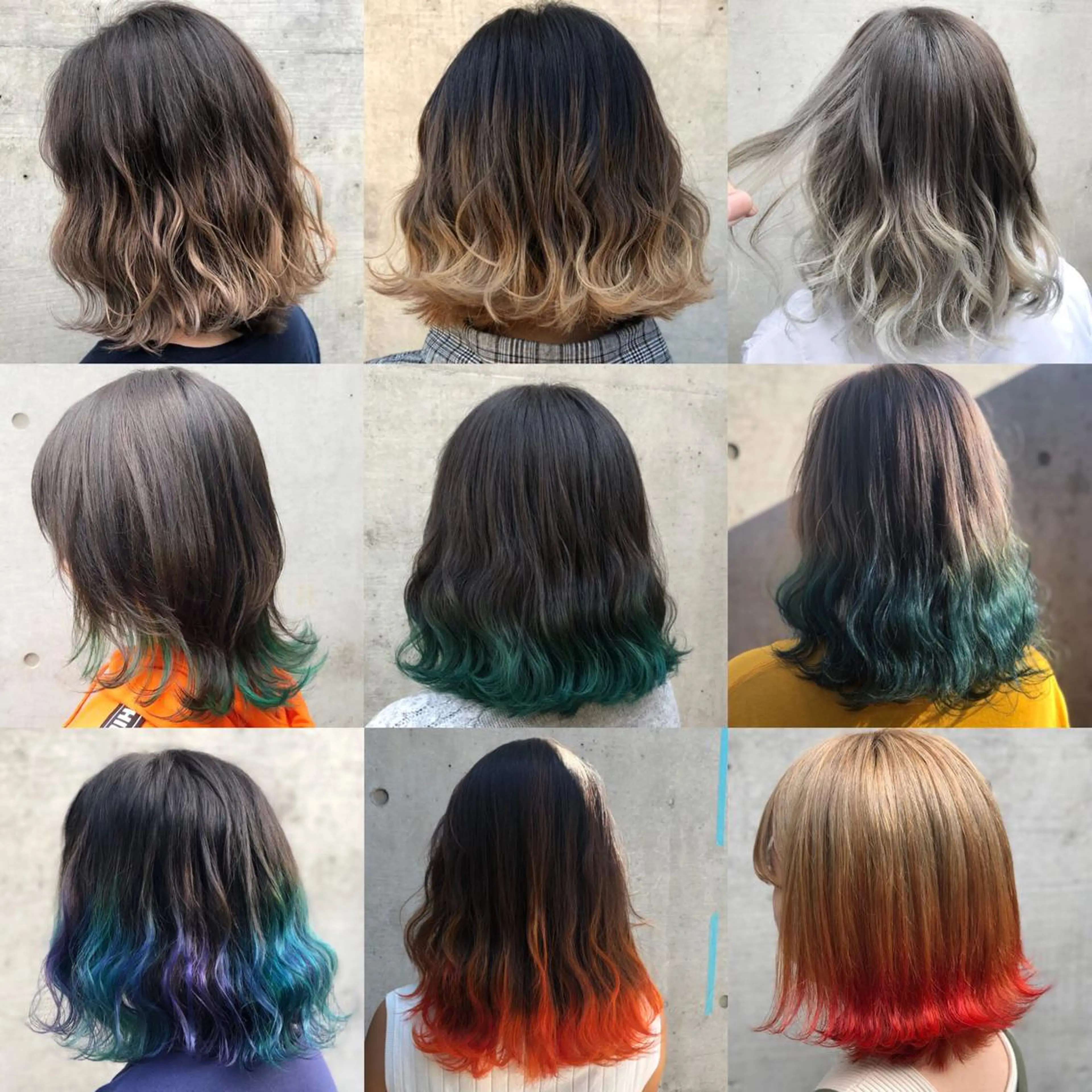 ミディアム カラー ベージュカラー グラデーションカラー オレンジ ヘアカラー ALLY（アリー）所属・ミニモお気に入り数 No.1宍戸雄弥のヘアスタイル