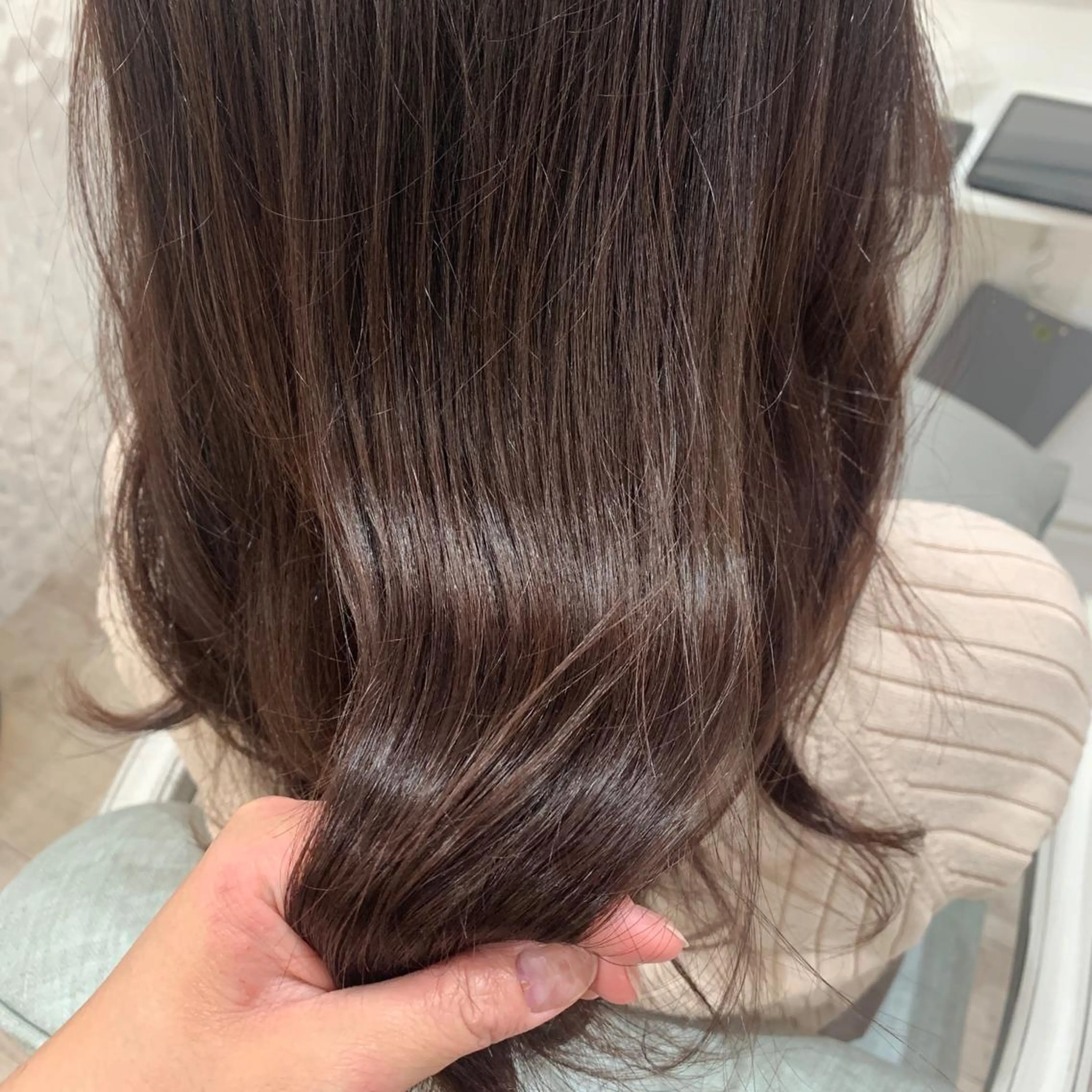 セミロング カラー カット ヘアカラー HARUKA韓国ヘア /Luana梅田のヘアスタイル