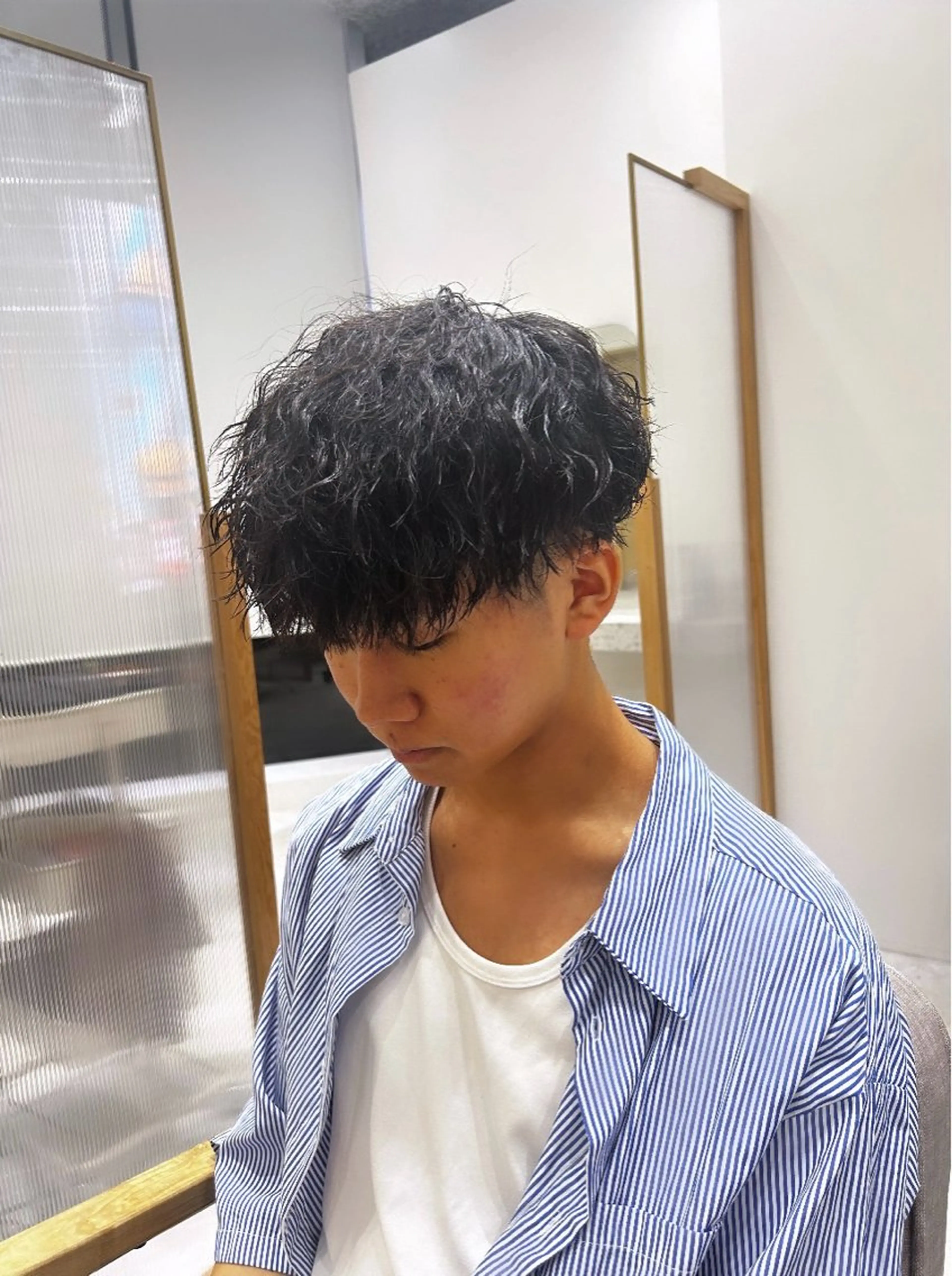 メンズ カット パーマ トリートメント メンズ特化美容師👾 チカのヘアスタイル