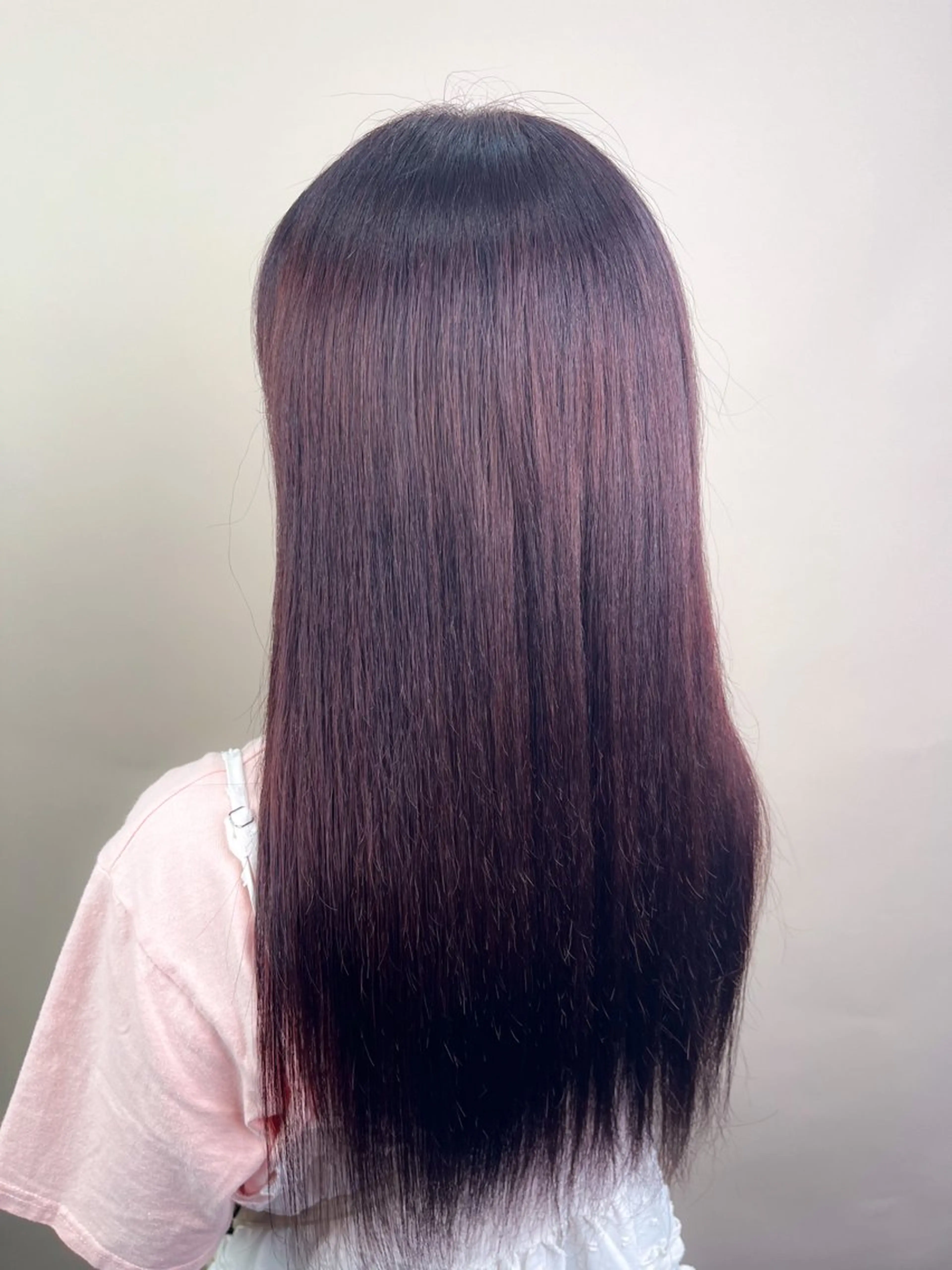 カラー レッドカラー バイオレットカラー 透明感カラー/パーマ 🌀アオノアユミのヘアスタイル
