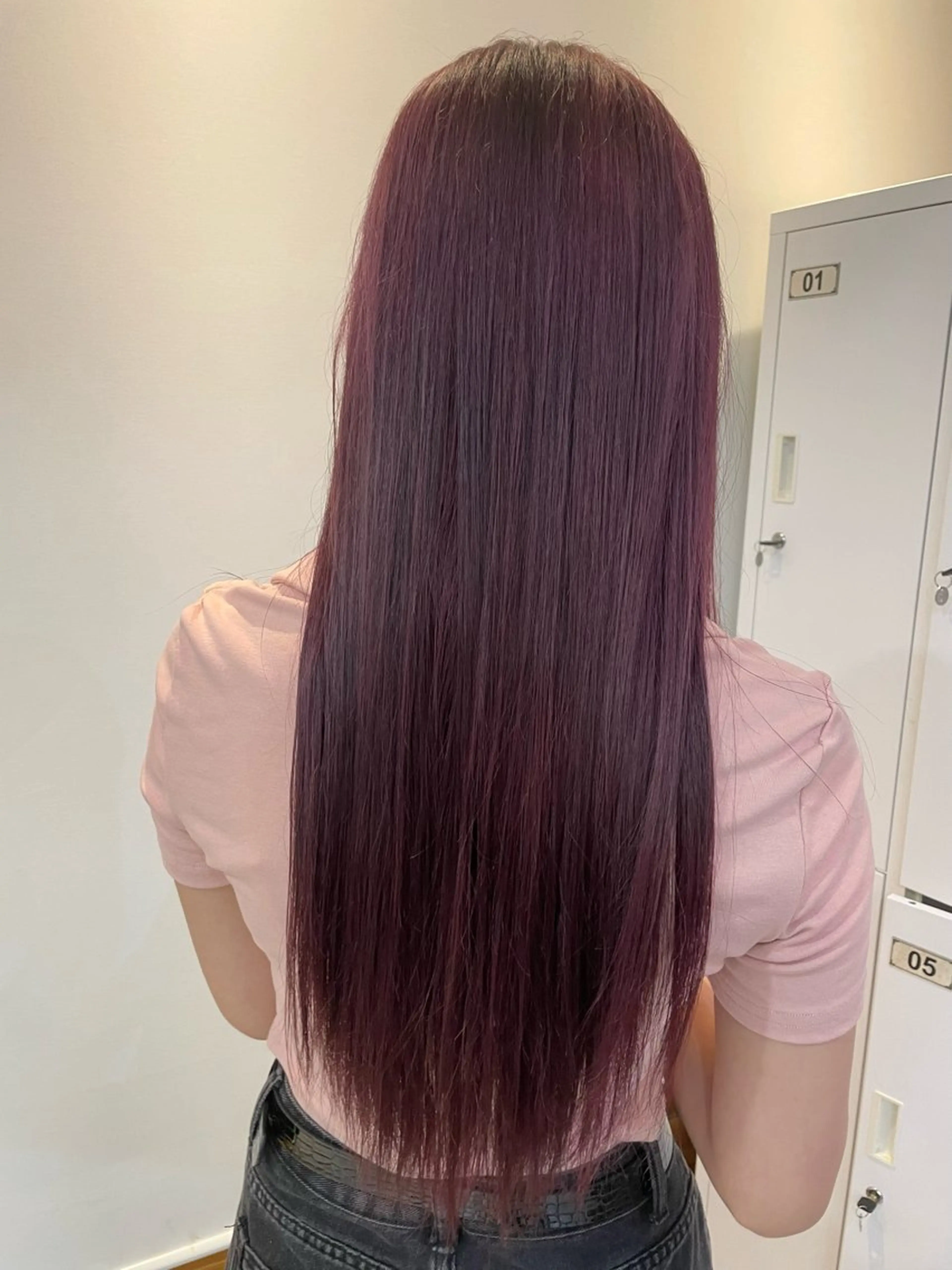 ロング カラー ヘアカラー みやした もあのヘアスタイル