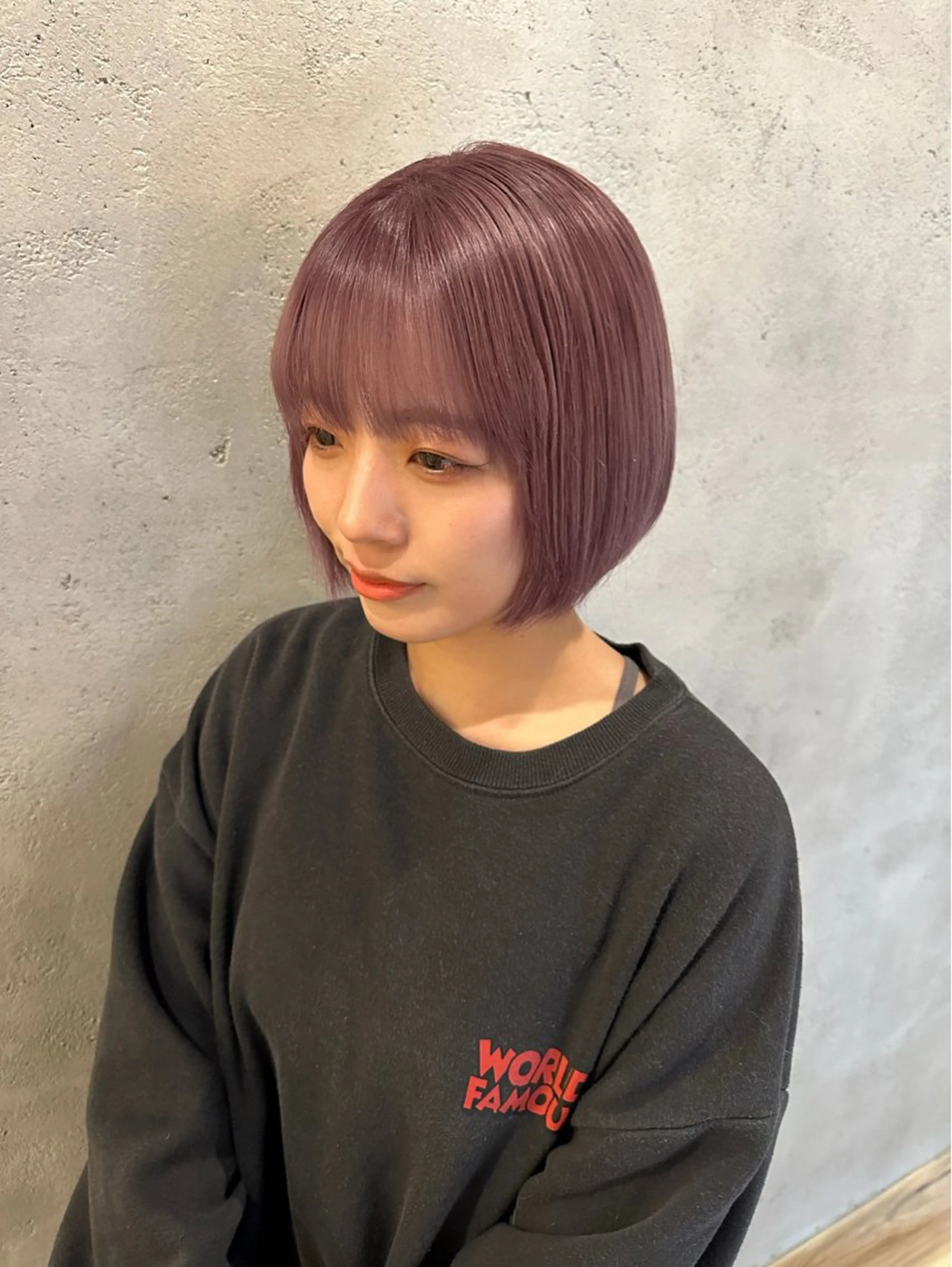 カラー ベージュカラー ラベンダーカラー ラベンダーピンク ミルクティーベージュ ピンクカラー ヘアカラー 溜 一太のヘアスタイル