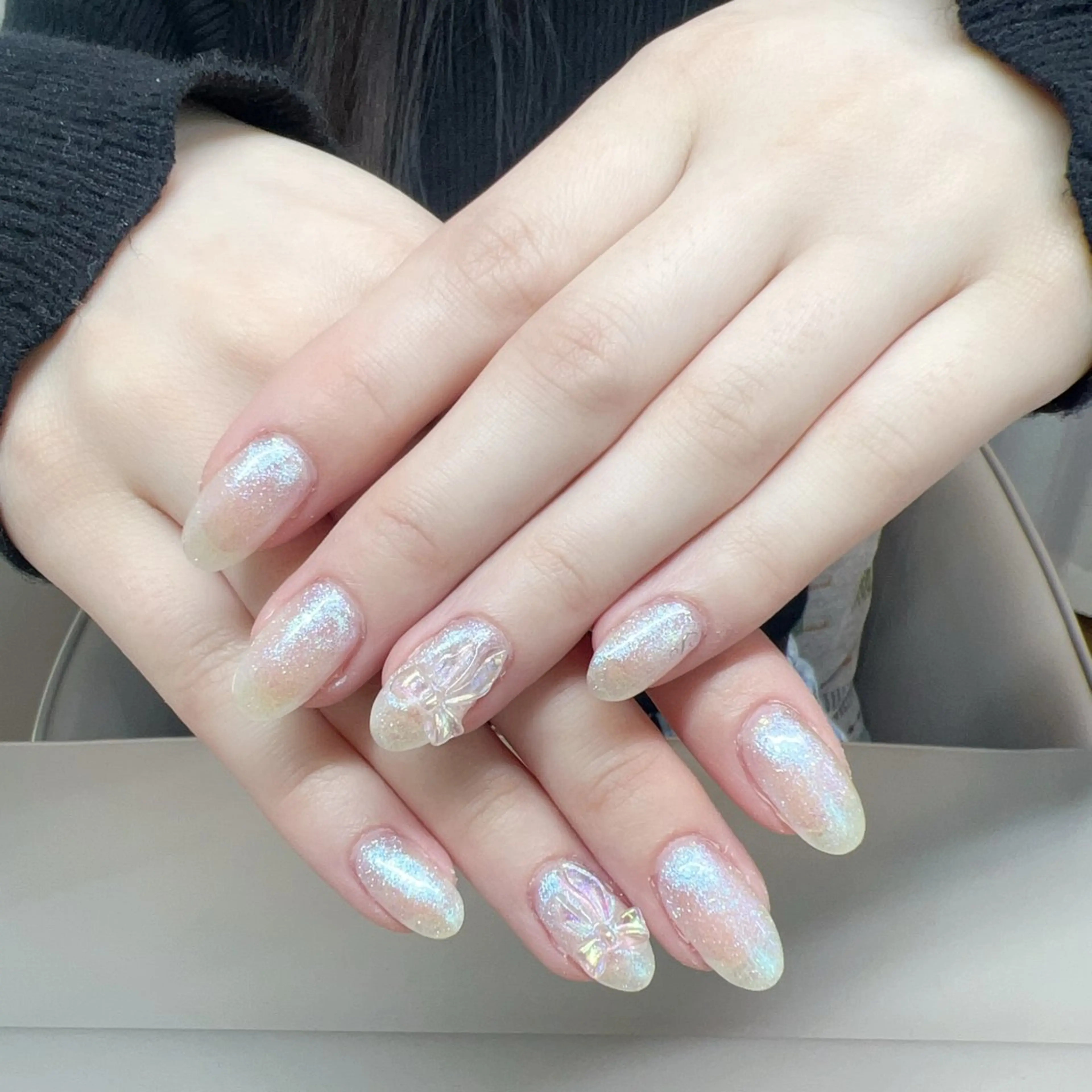 ネイル シンプルネイル 春ネイル ハンドネイル e llaのネイルデザイン