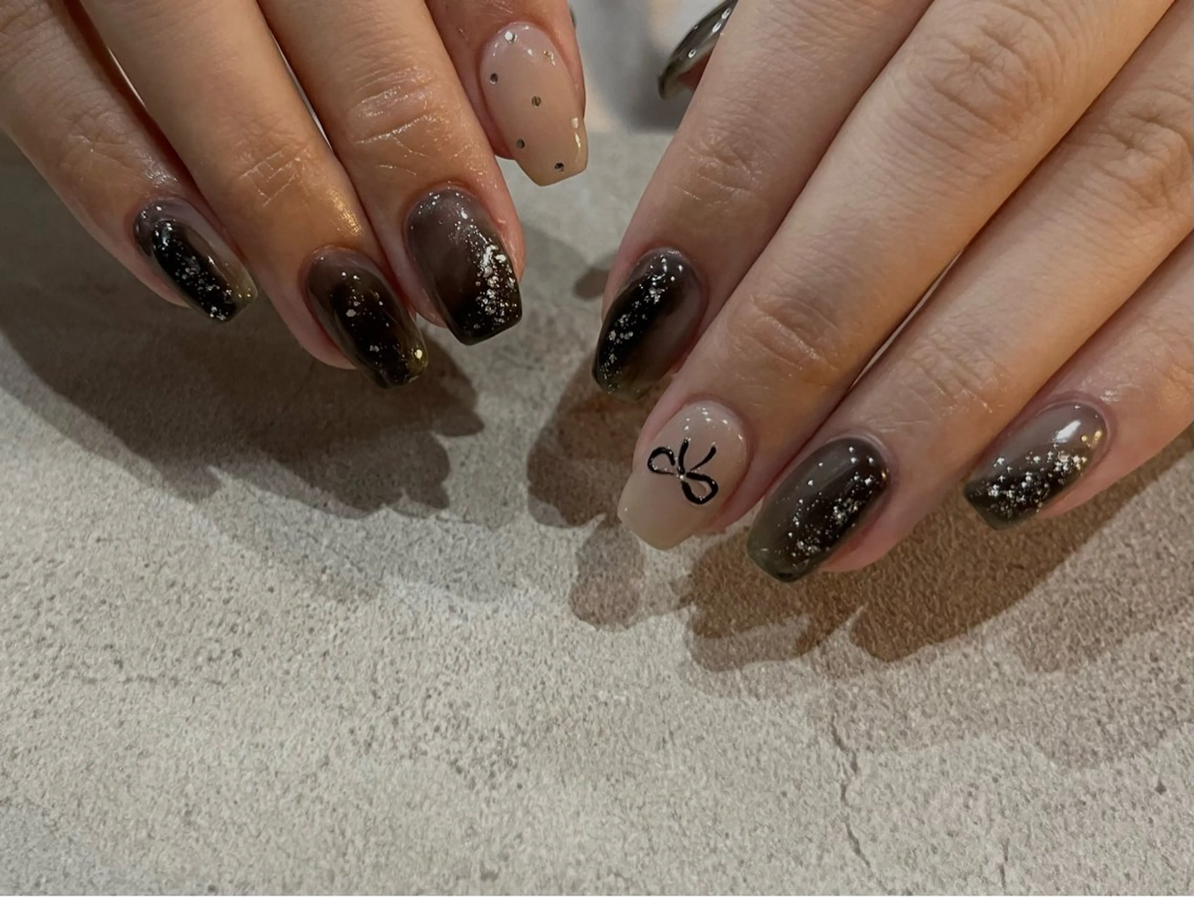 ネイル ホワイト Etel atelier.のネイルデザイン