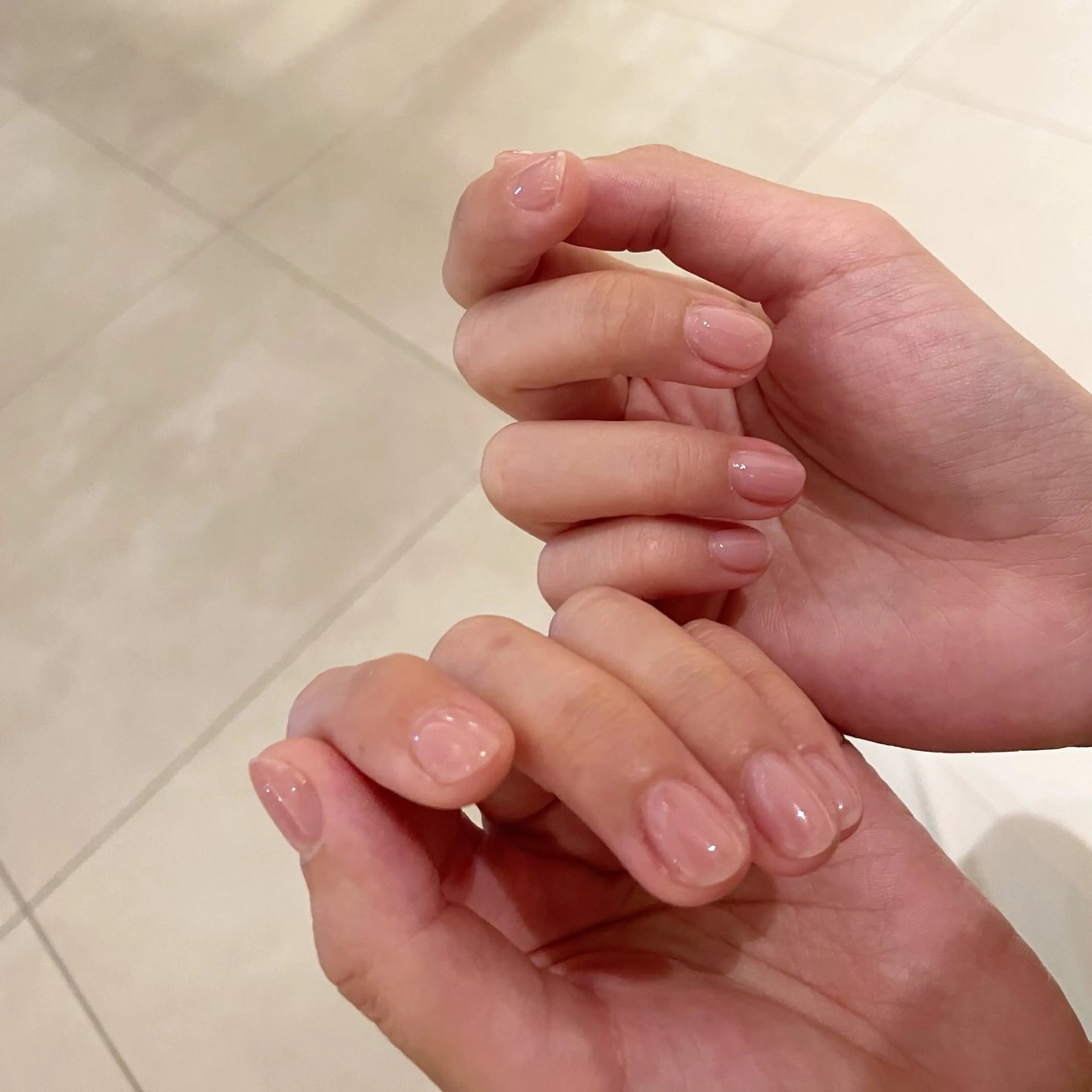 ネイル ワンカラーネイル ピンク 西本町/阿波座 大人女性向け美爪形成のネイルデザイン