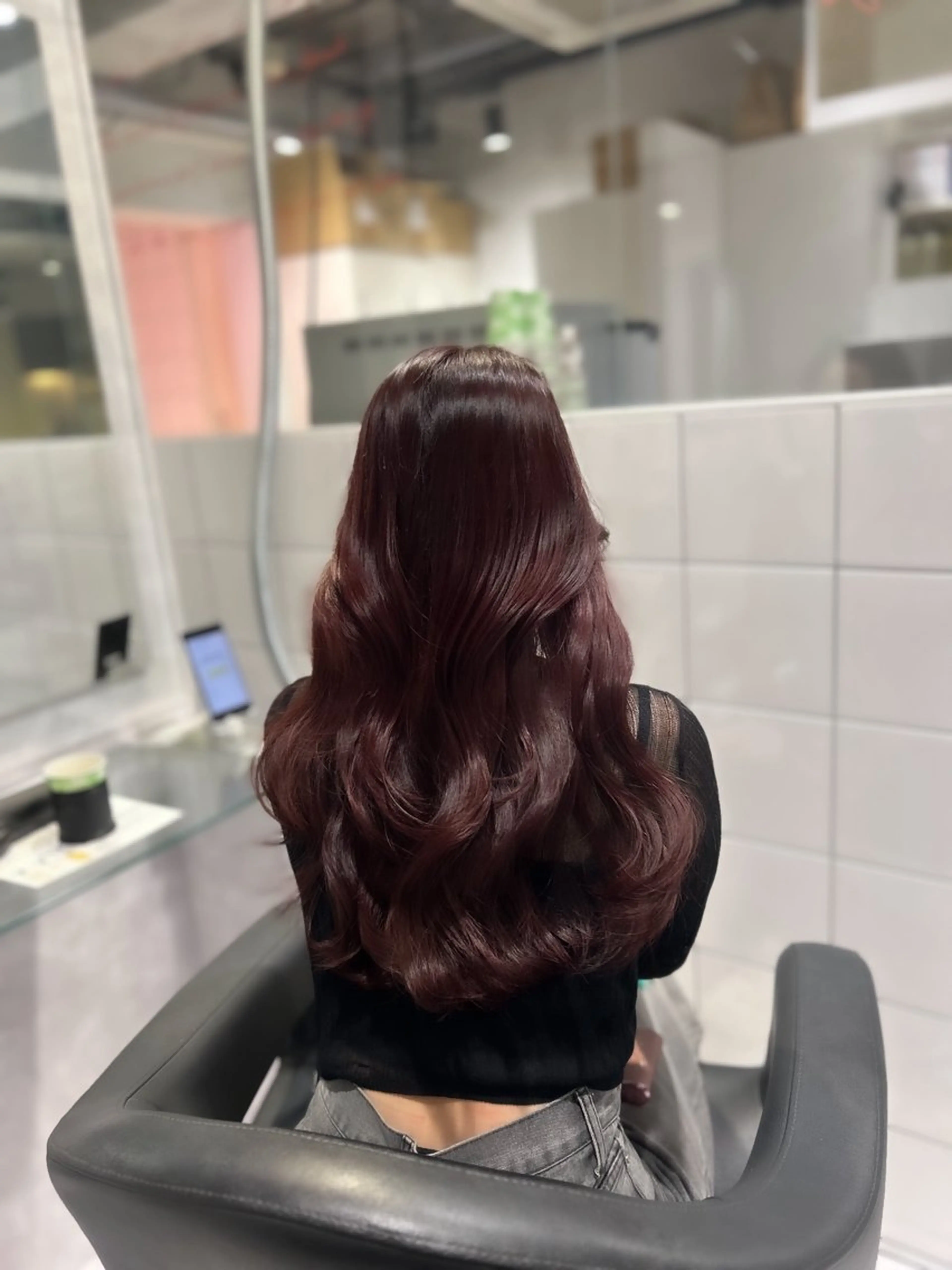 ロング カラー ヘアカラー 表参道/透明感カラー /暗髪/ジュキヤのヘアスタイル