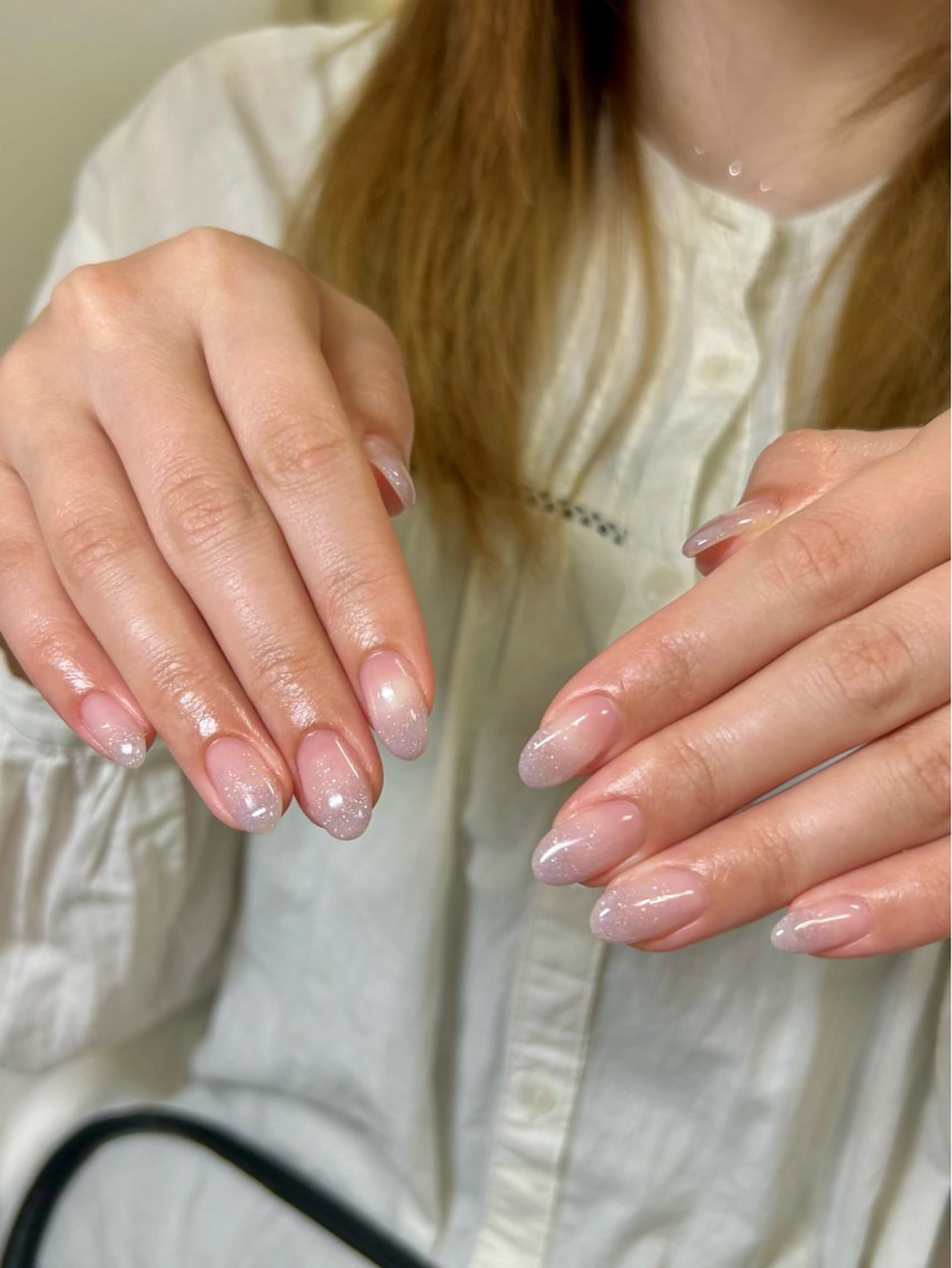 ネイル グラデーション ラメ(グリッター) ラメグラデーション private nailsalon Alice所属・Alice / Nanaのネイルデザイン