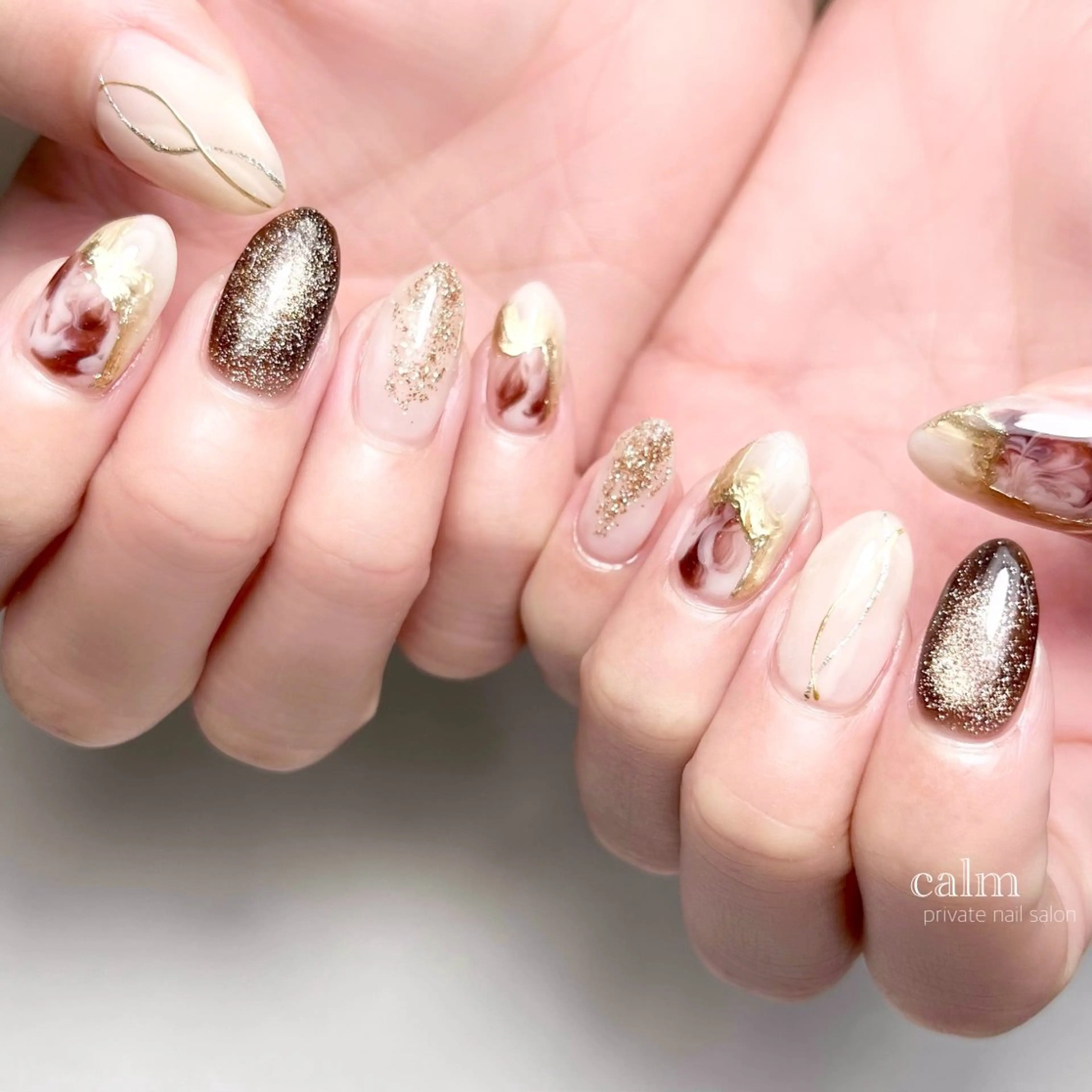 ネイル ハンドネイル calm 〔ｶｰﾑ〕のネイルデザイン