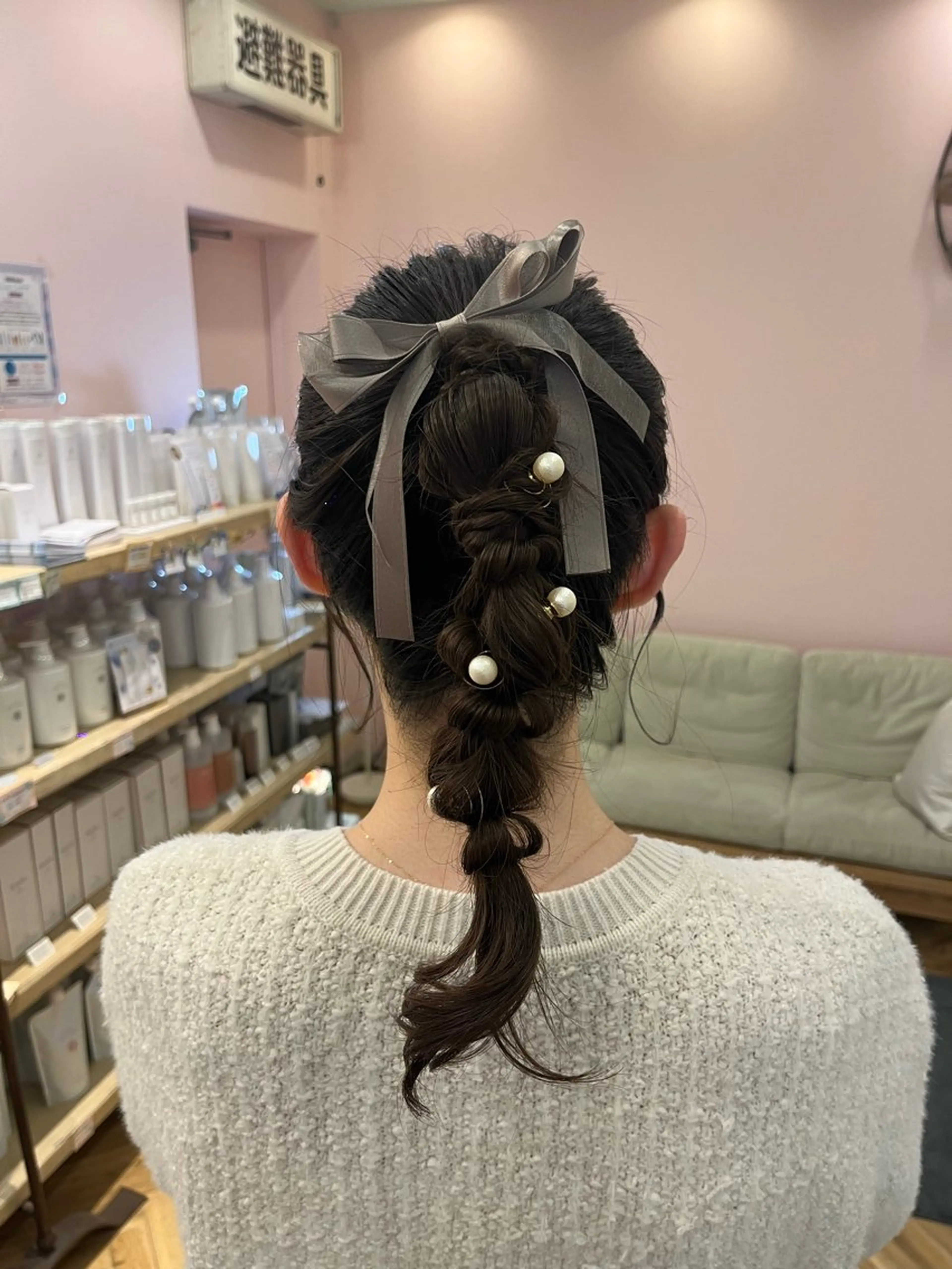 ヘアアレンジ ヘアセット メンズパーマ・ 外川生純美ೀ🌝のヘアスタイル