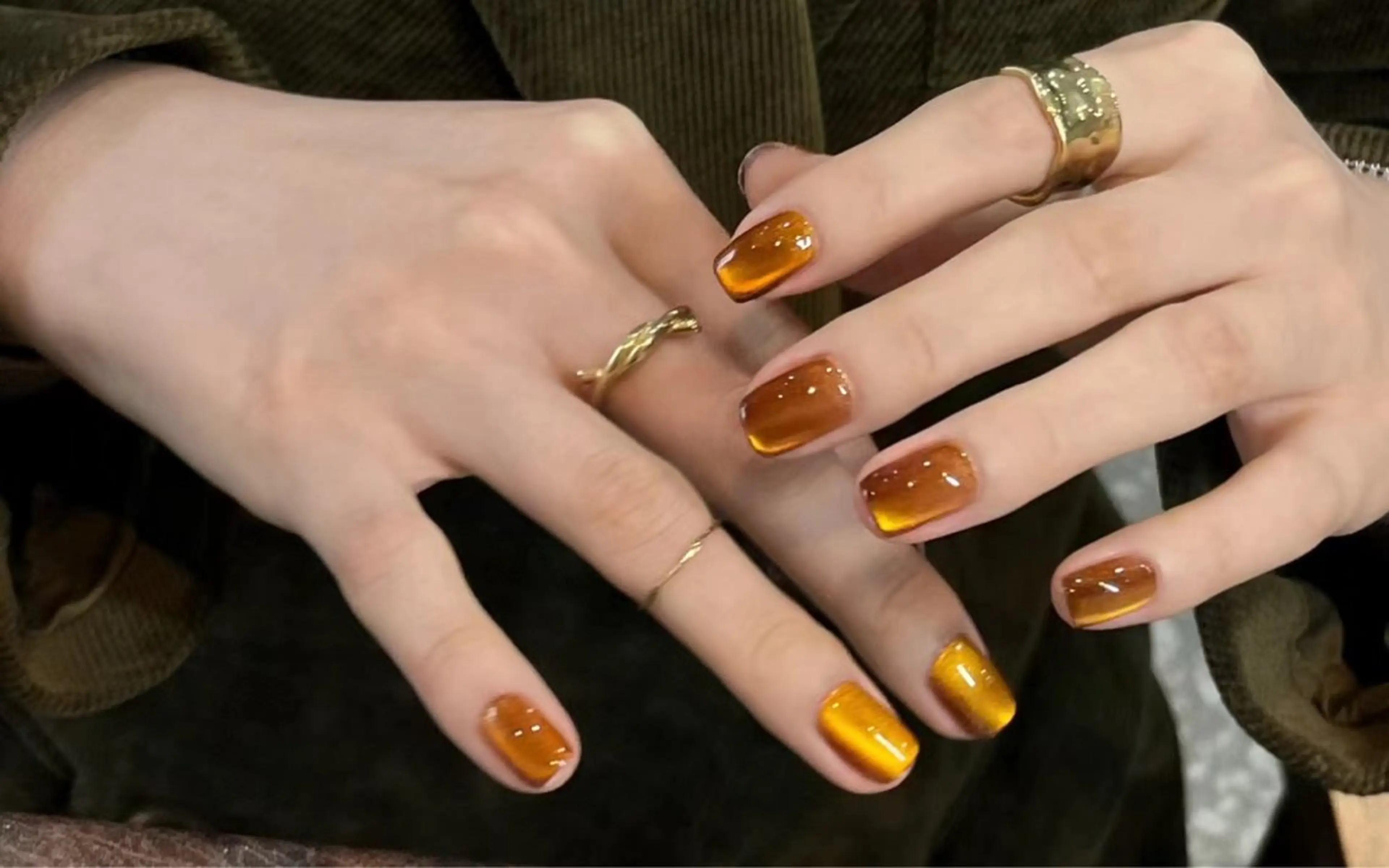 ネイル アートネイル オーロラネイル チークネイル フレンチネイル ガラスフレンチ ハンドネイル 🎀🎀YooLi Nail Salonのネイルデザイン