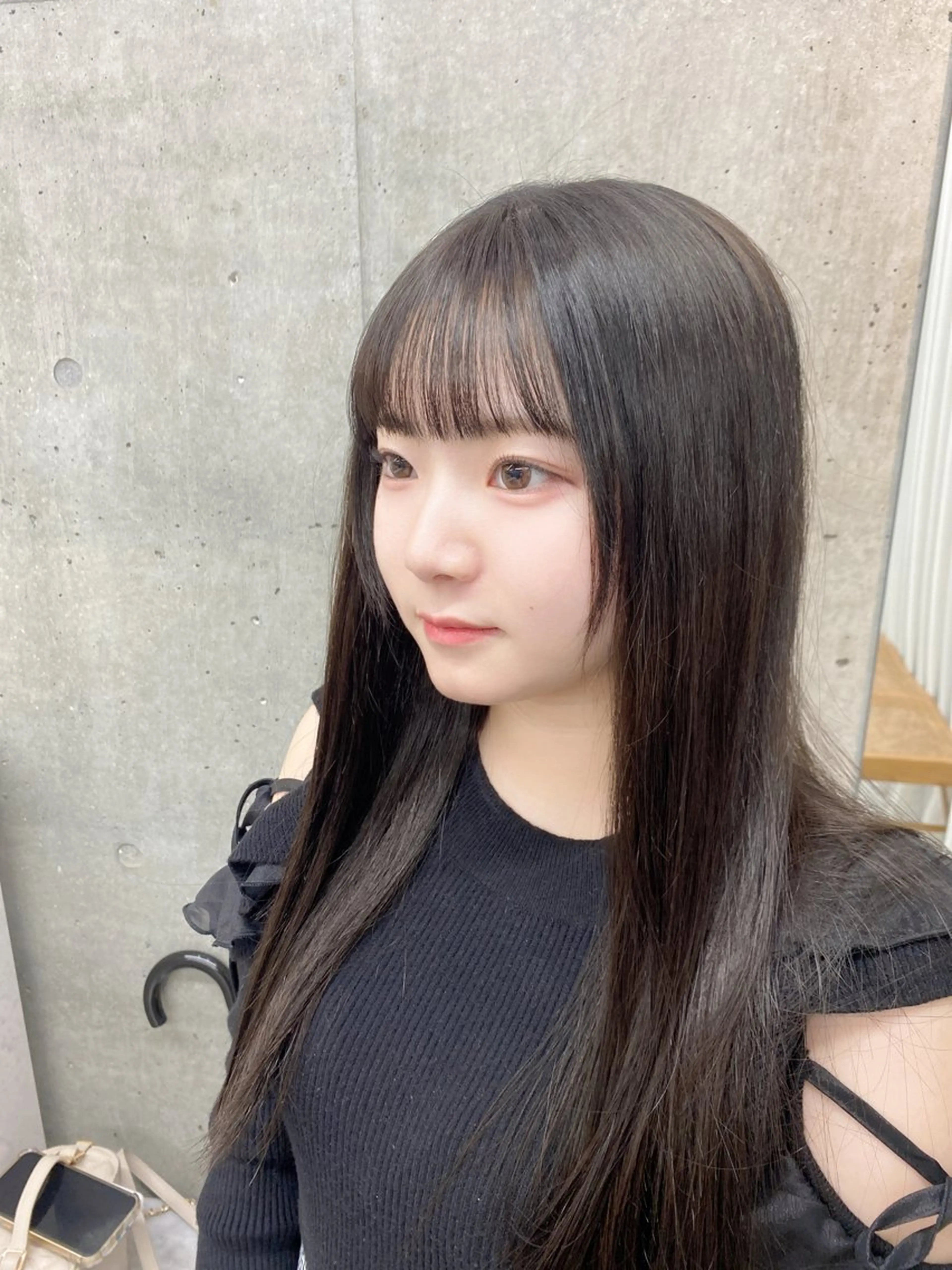 セミロング 顔まわりレイヤー 韓国風ヘア レイヤーカット Clore所属・うる艶ヘア♡韓国好き 透明感　shotaのヘアスタイル