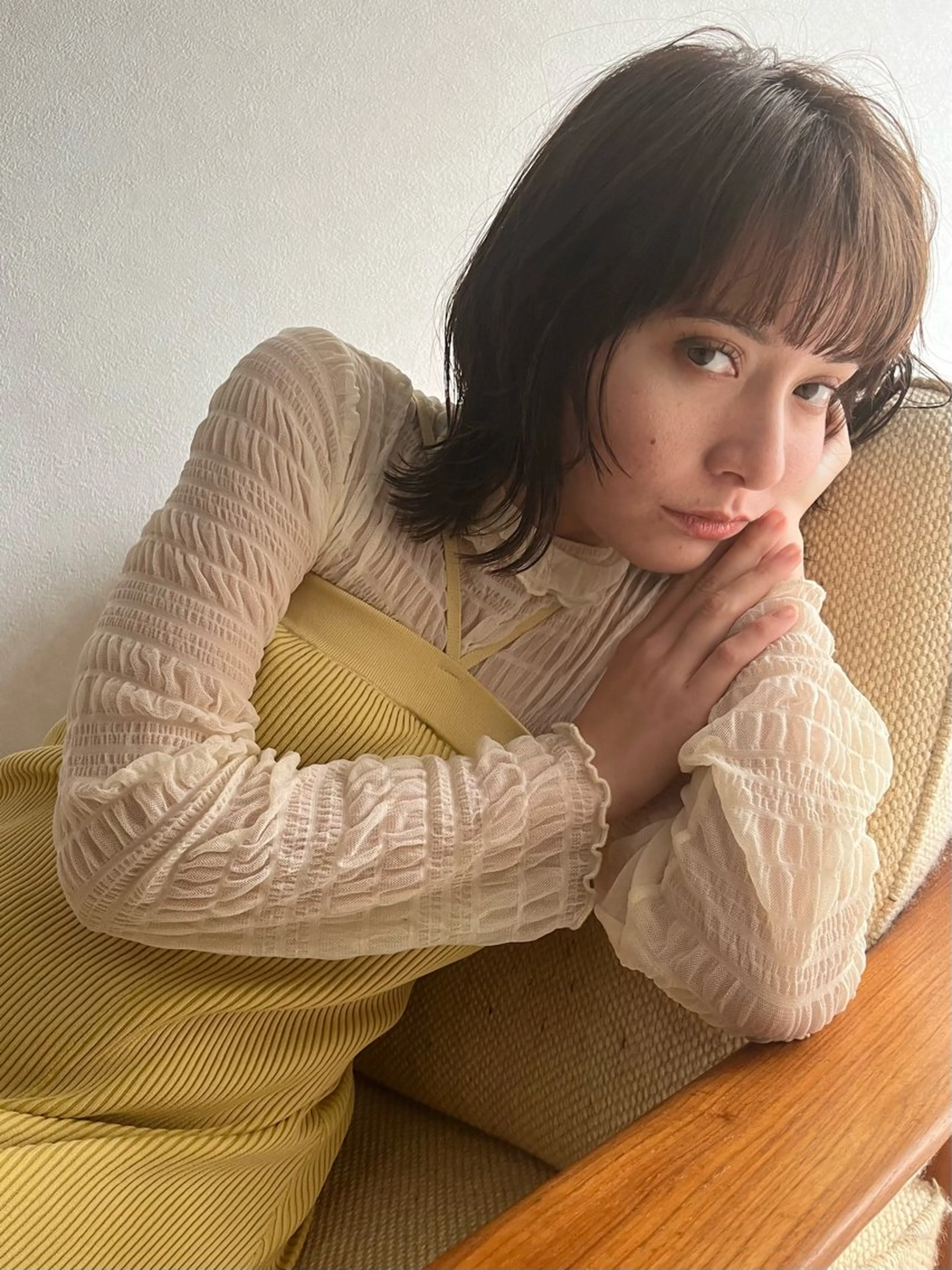 ショート カラー パーマ ヘアアレンジ メンズ キッズ メンズインナーカラー アディクシーカラー 透明感カラー インナーカラー カット ヘアカラー トリートメント 暗髪透明感カラー/ インナー/小島良太のヘアスタイル