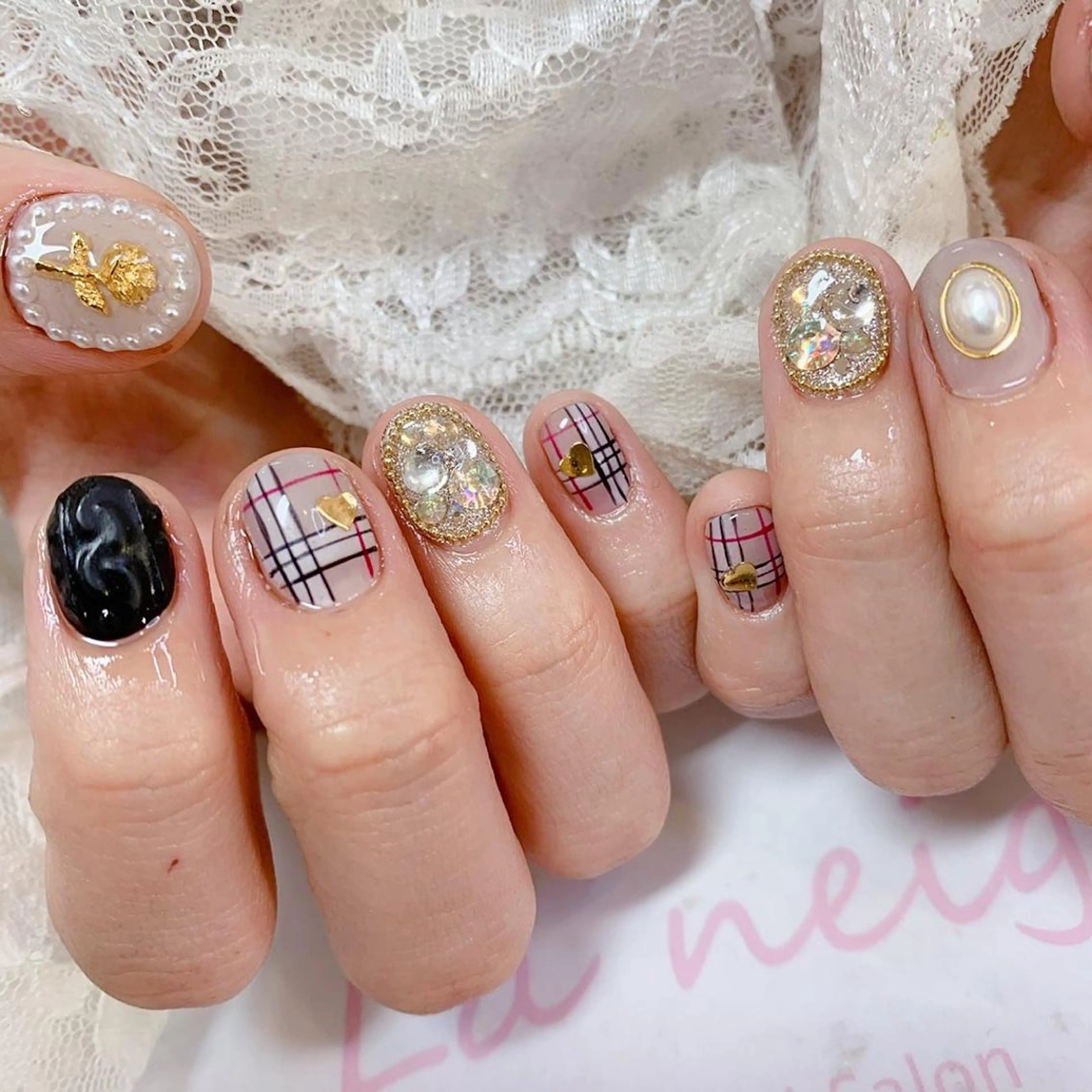 ネイル La neige* yuki 🥯🍑のネイルデザイン