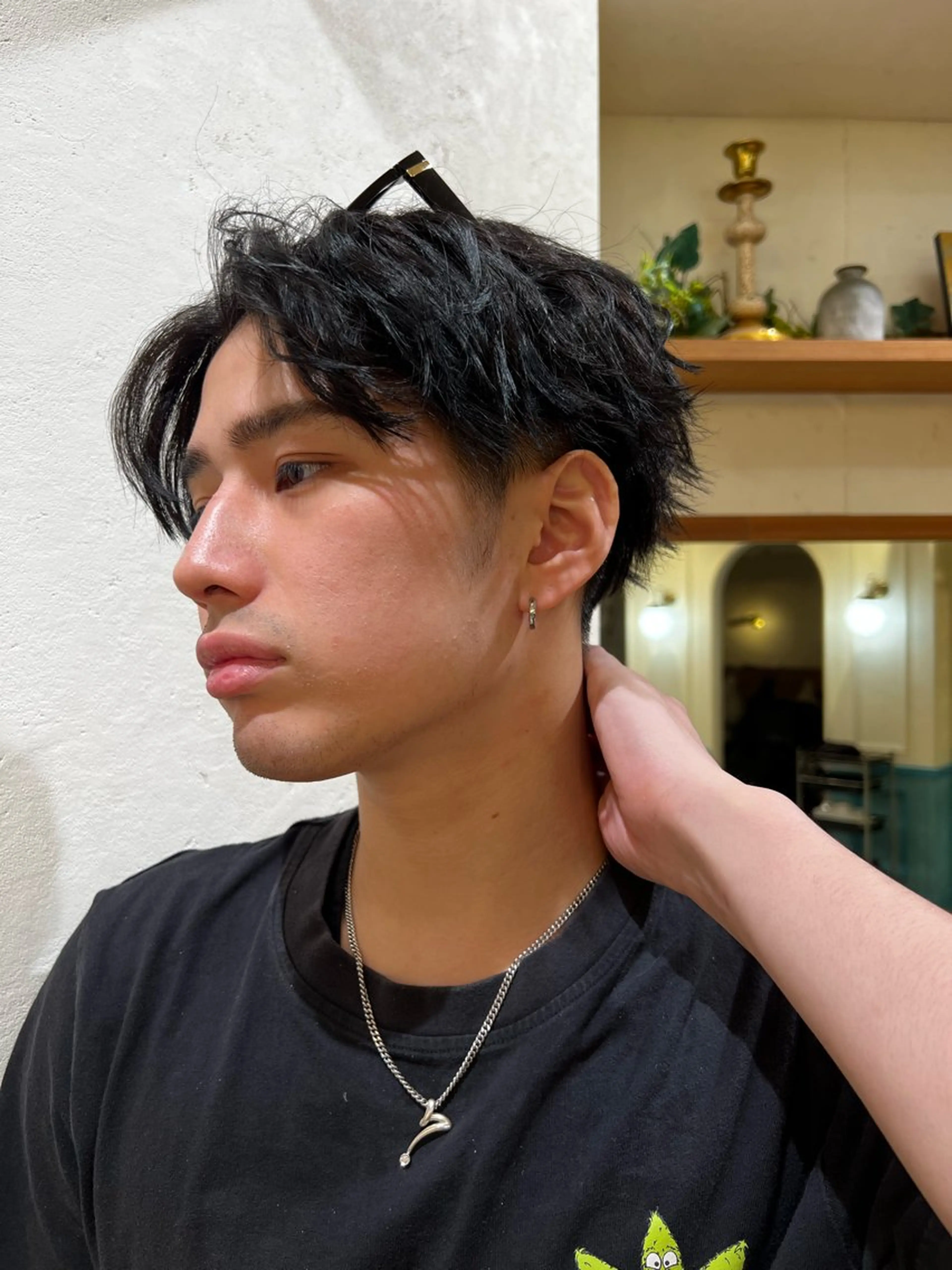 メンズカット➕スペインカールパーマの写真