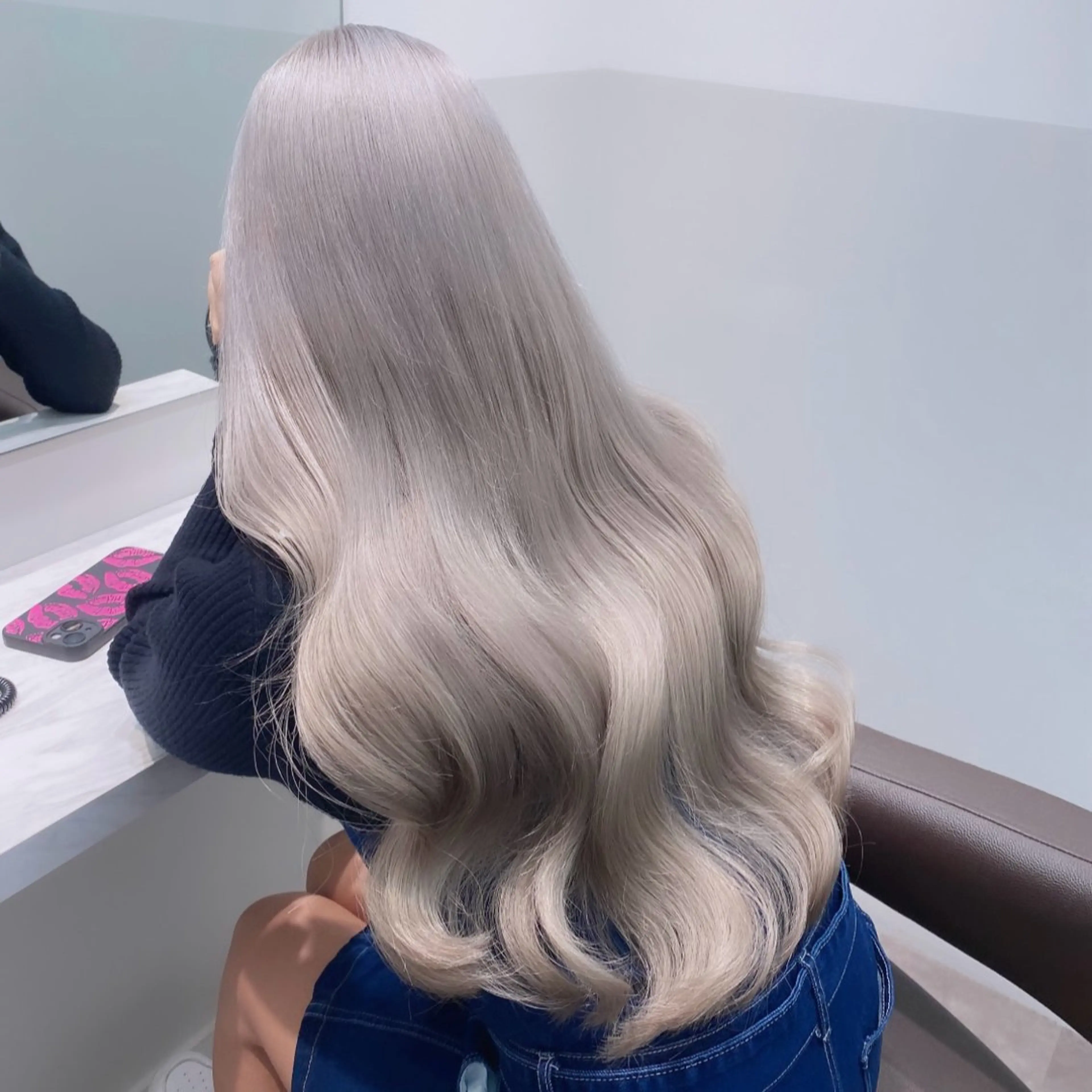 ロング カラー ヘアアレンジ メンズ ヘアカラー トリートメント SALOWIN所属・ハイトーン美容師 MASATOのヘアスタイル