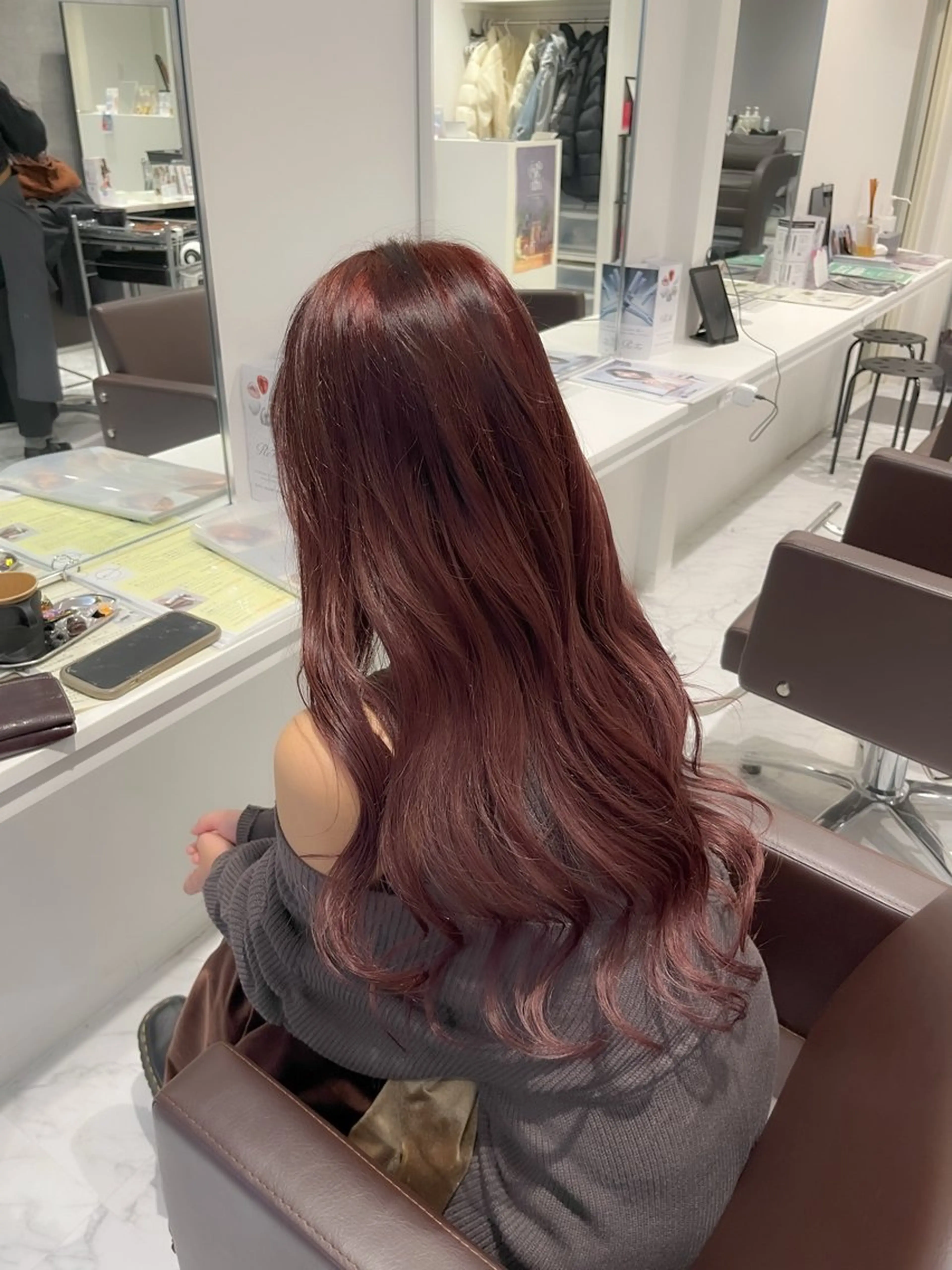 ロング カラー ヘアカラー 坂本 理輝のヘアスタイル