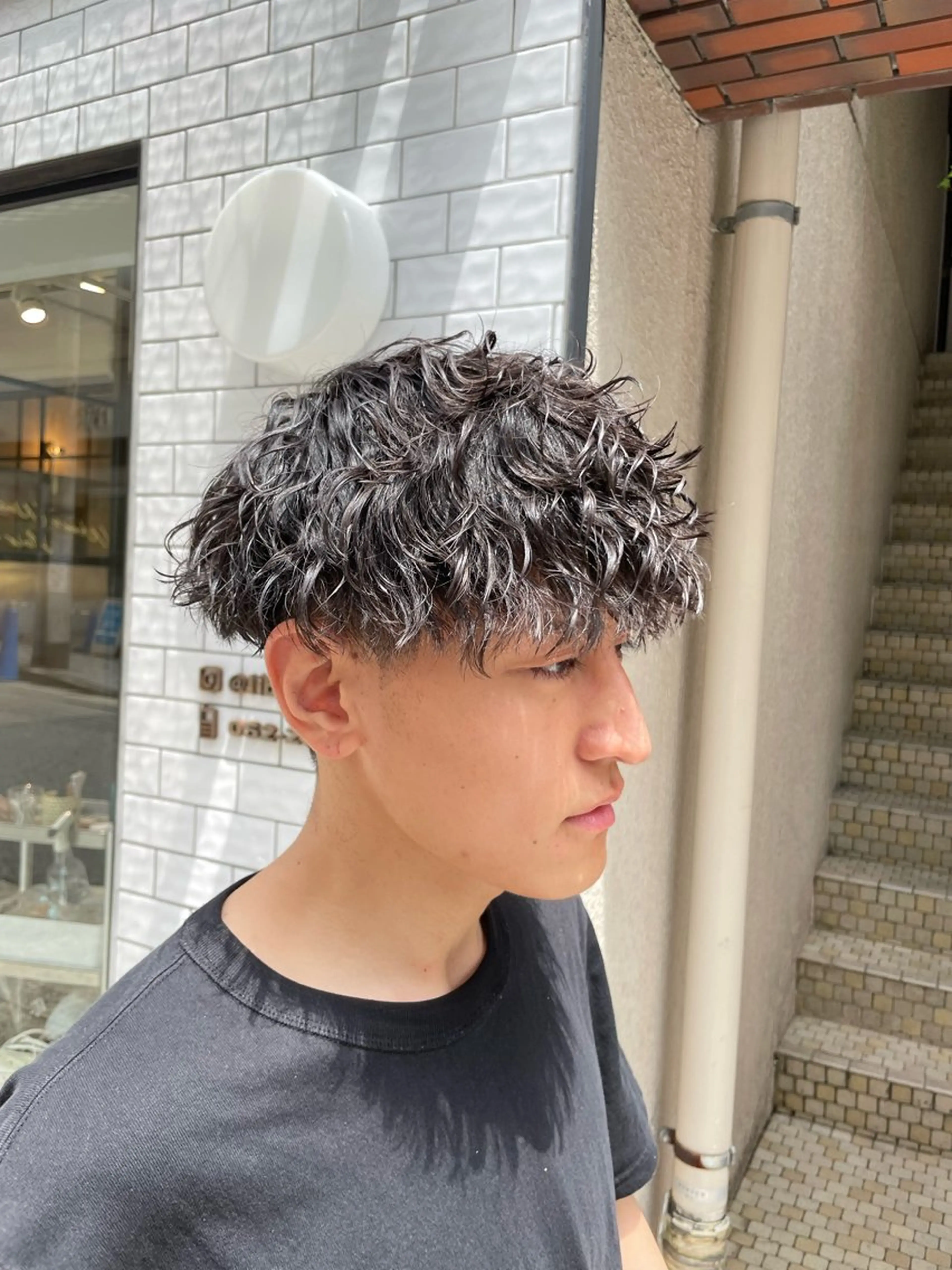 ショート パーマ メンズ カット パーマ トリートメント 🔥Mackey🔥 メンズ特化型美容師のヘアスタイル
