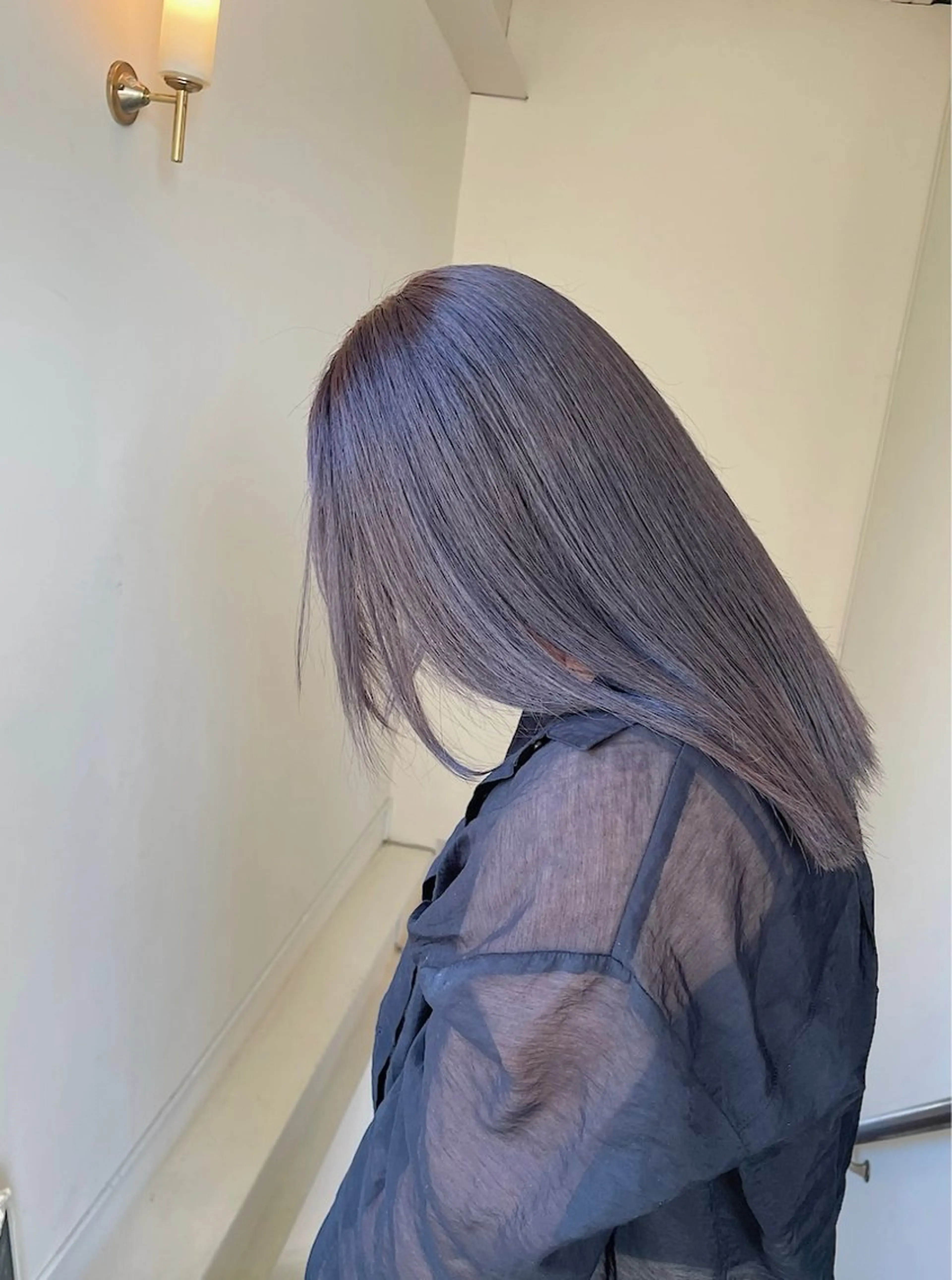ミディアム カラー ヘアカラー Re.ly所属・Ly🎀 Ricoのヘアスタイル