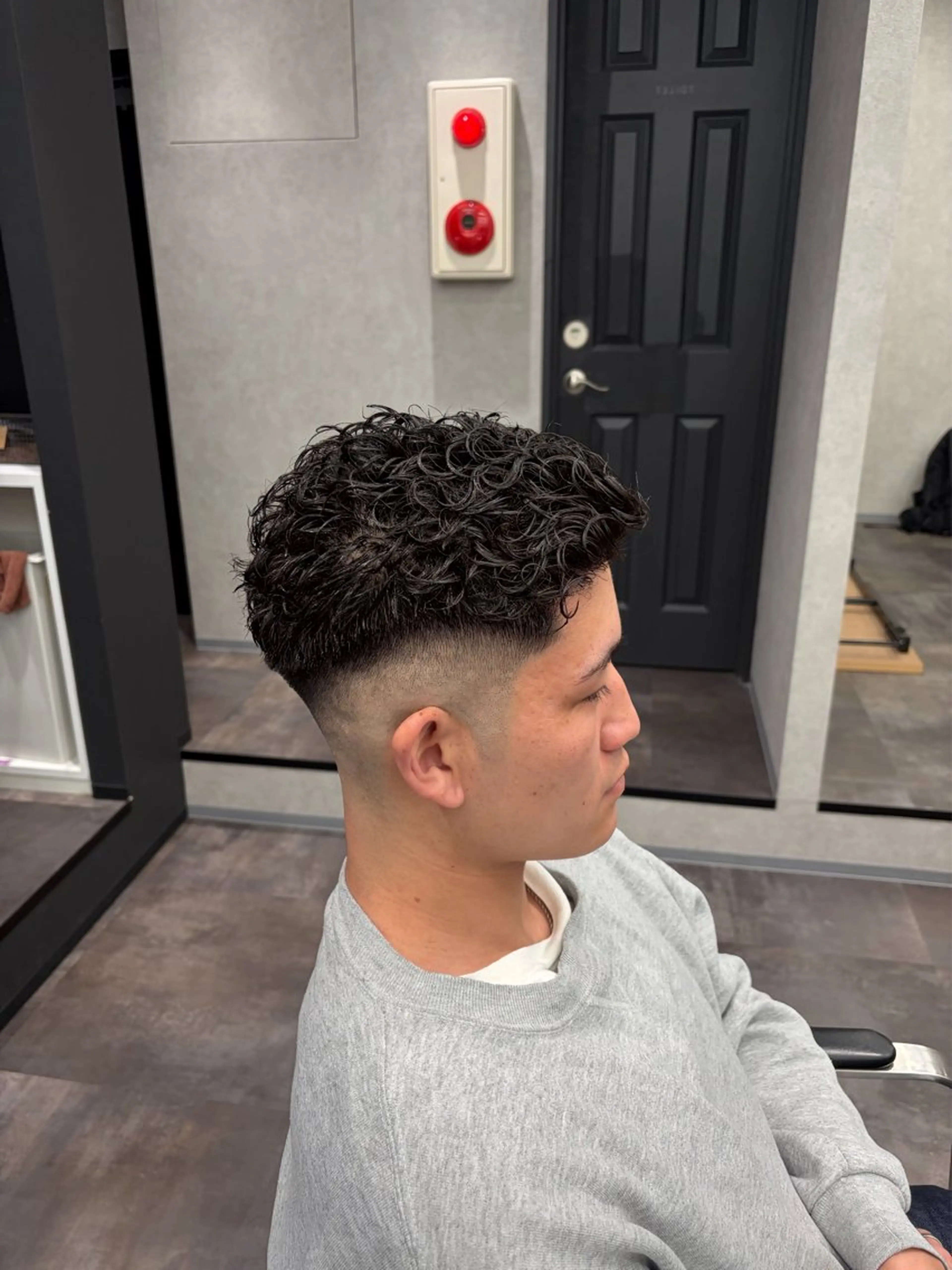 ショート パーマ メンズ カット パーマ メンズ特化🔥　齋藤 航のヘアスタイル