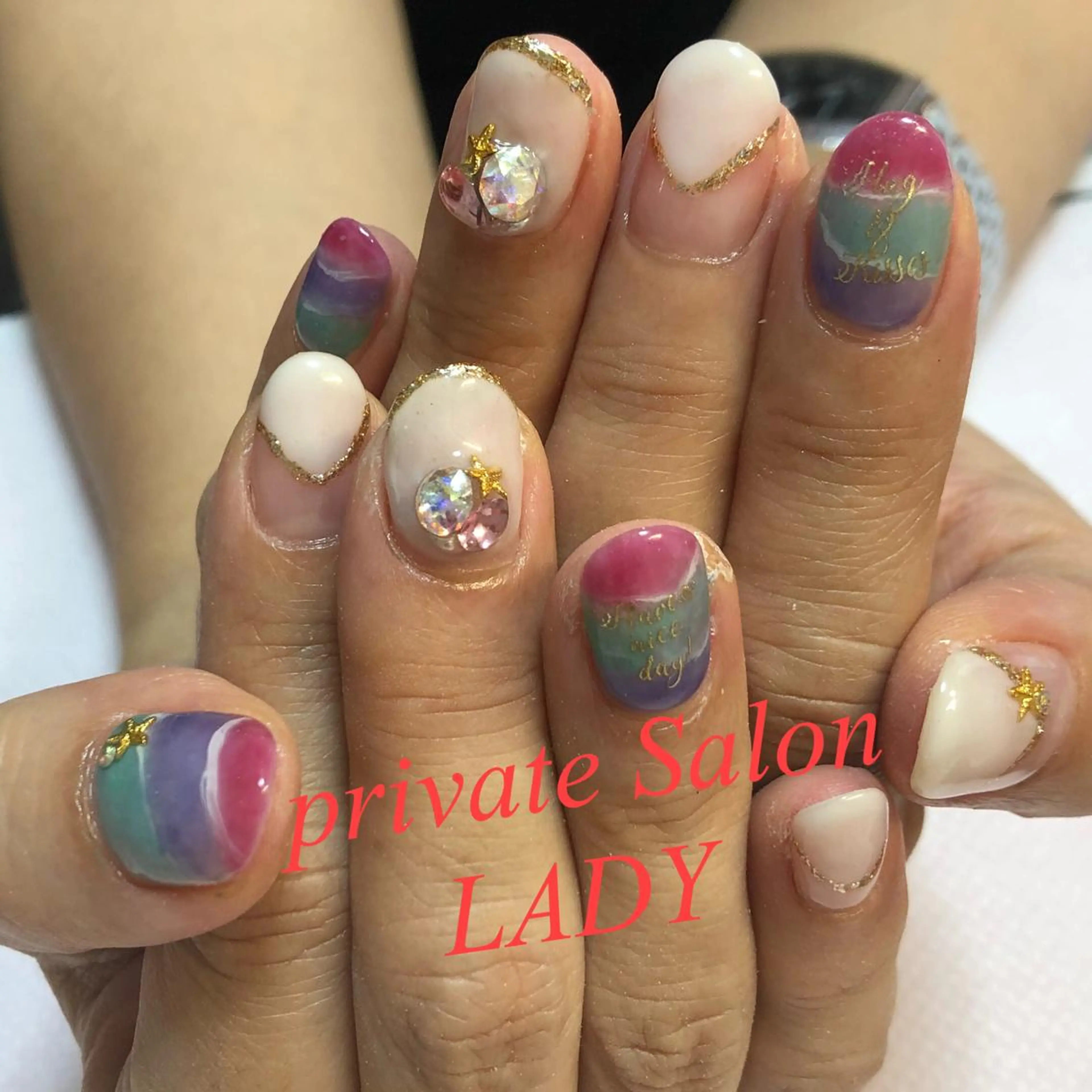 ネイル ハンドネイル 桜田 麻菜のネイルデザイン