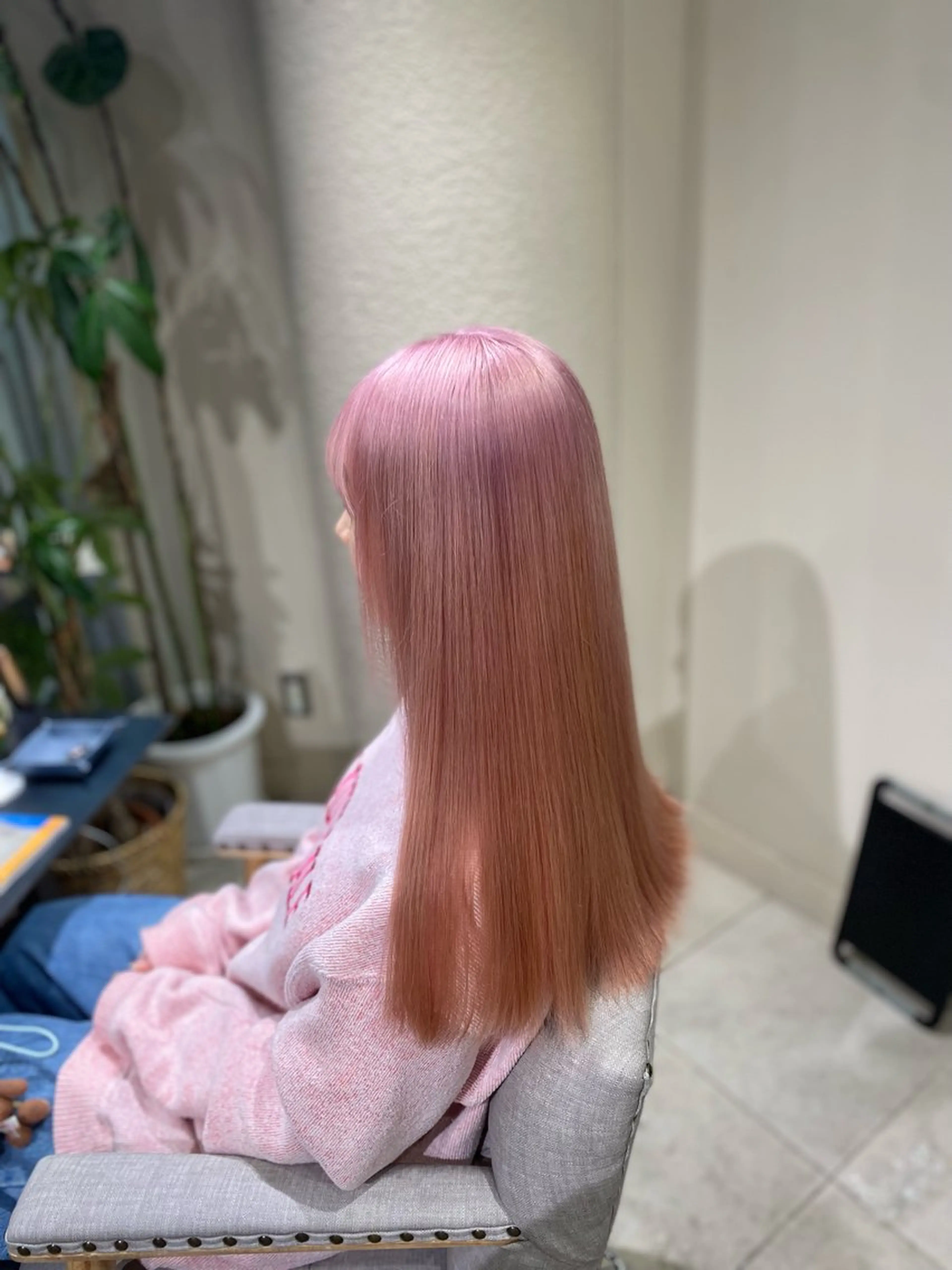 カラー ヘアカラー ハイトーン✨艶髪💘 💘 AYANO💘のヘアスタイル