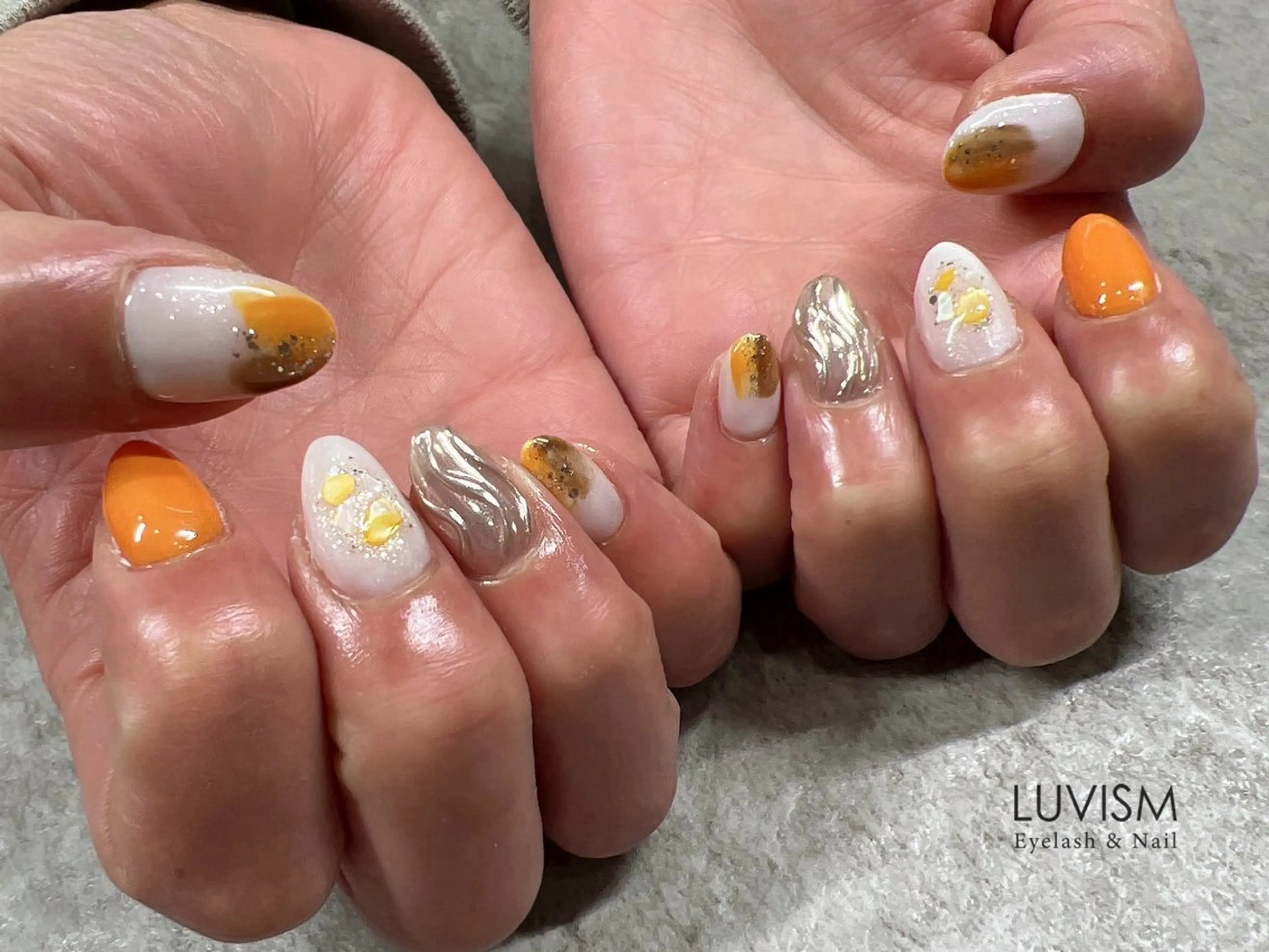 ネイル LUVISM Eyelash&Nail【ラヴィズム アイラッシュ＆ネイル】所属・🌻LUVISM🌻 Miyashitaのネイルデザイン