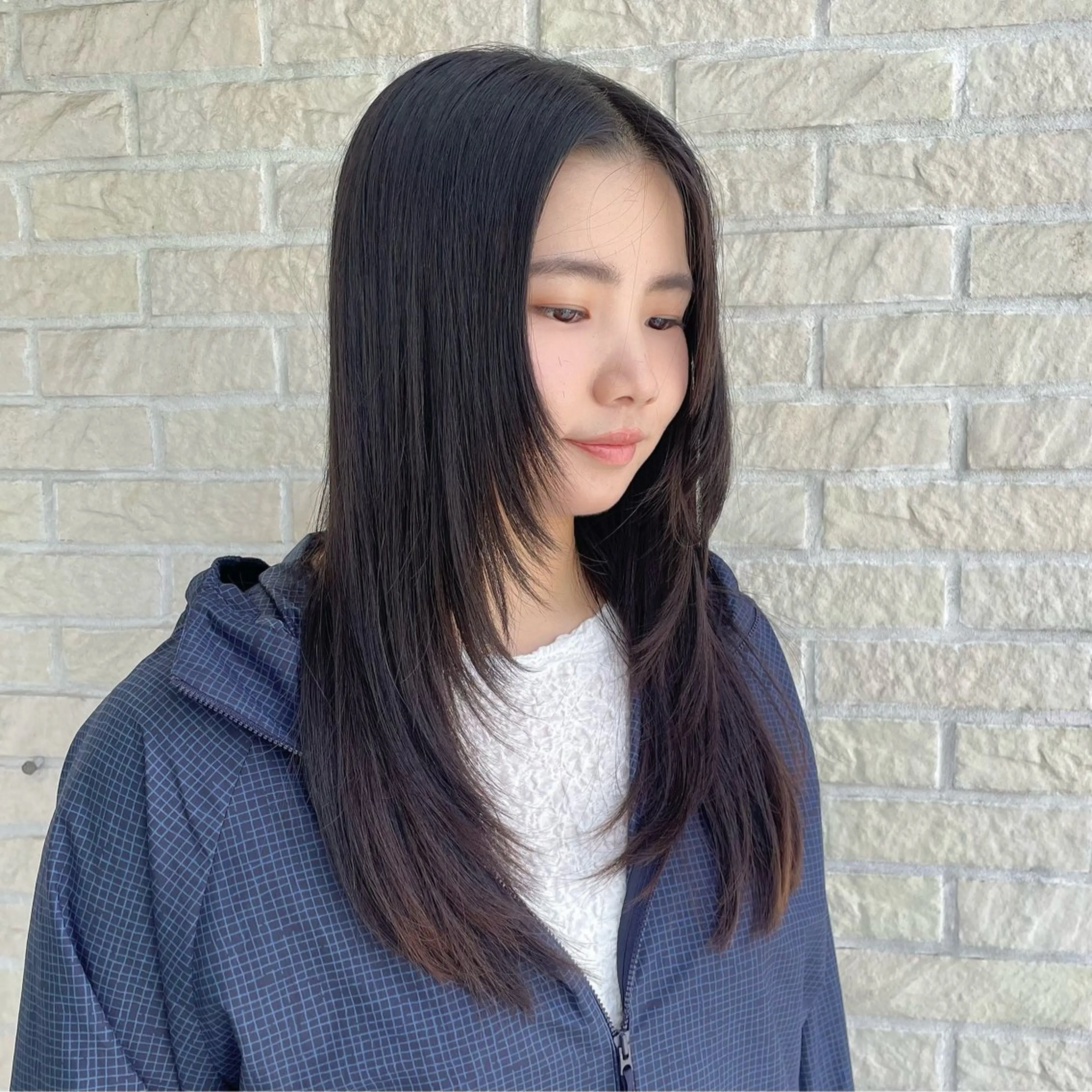 ロング ハイレイヤー レイヤーカット 髪質改善/縮毛矯正 💎志田美紀のヘアスタイル