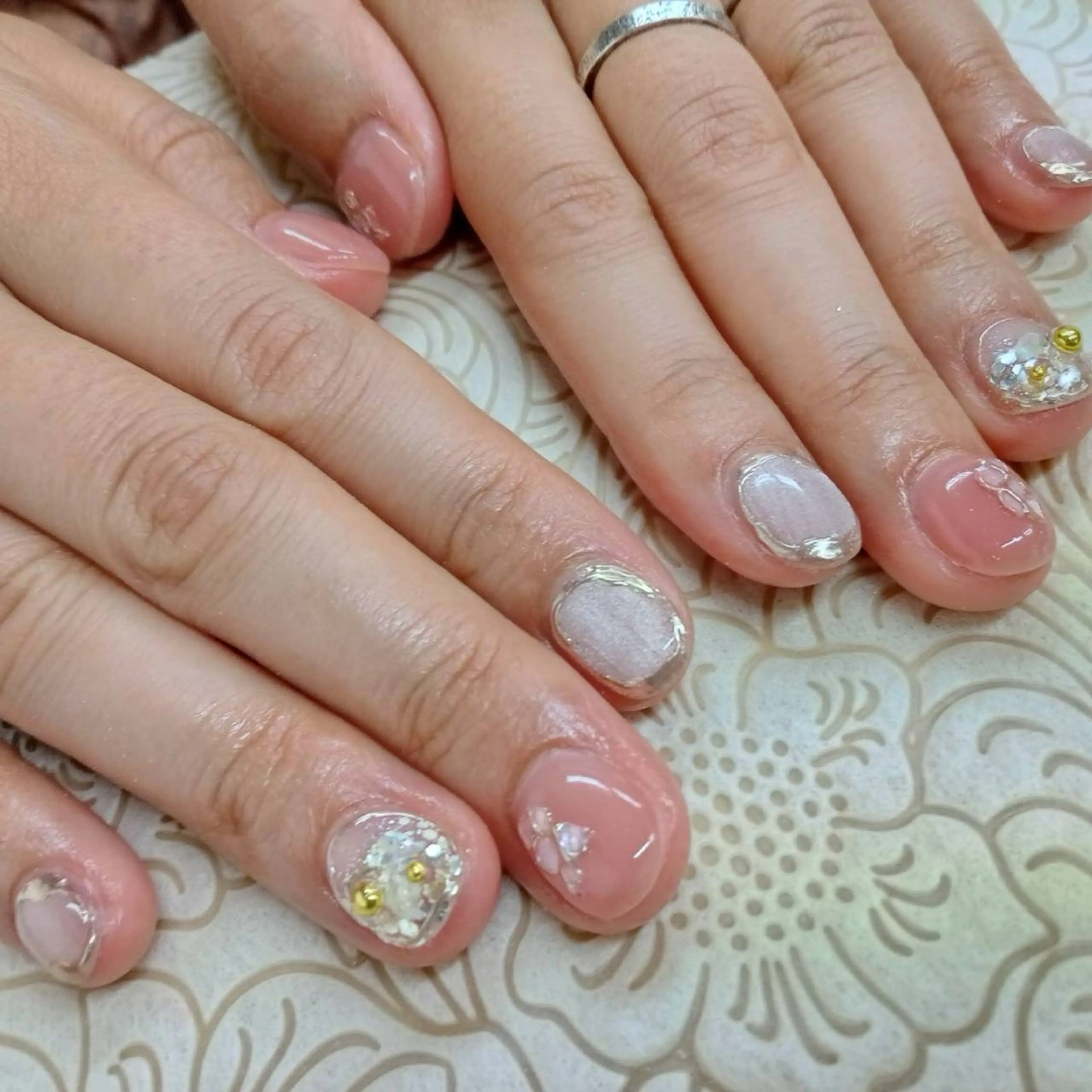 ネイル フラワーネイル precious nail room所属・precious nail  roomのネイルデザイン