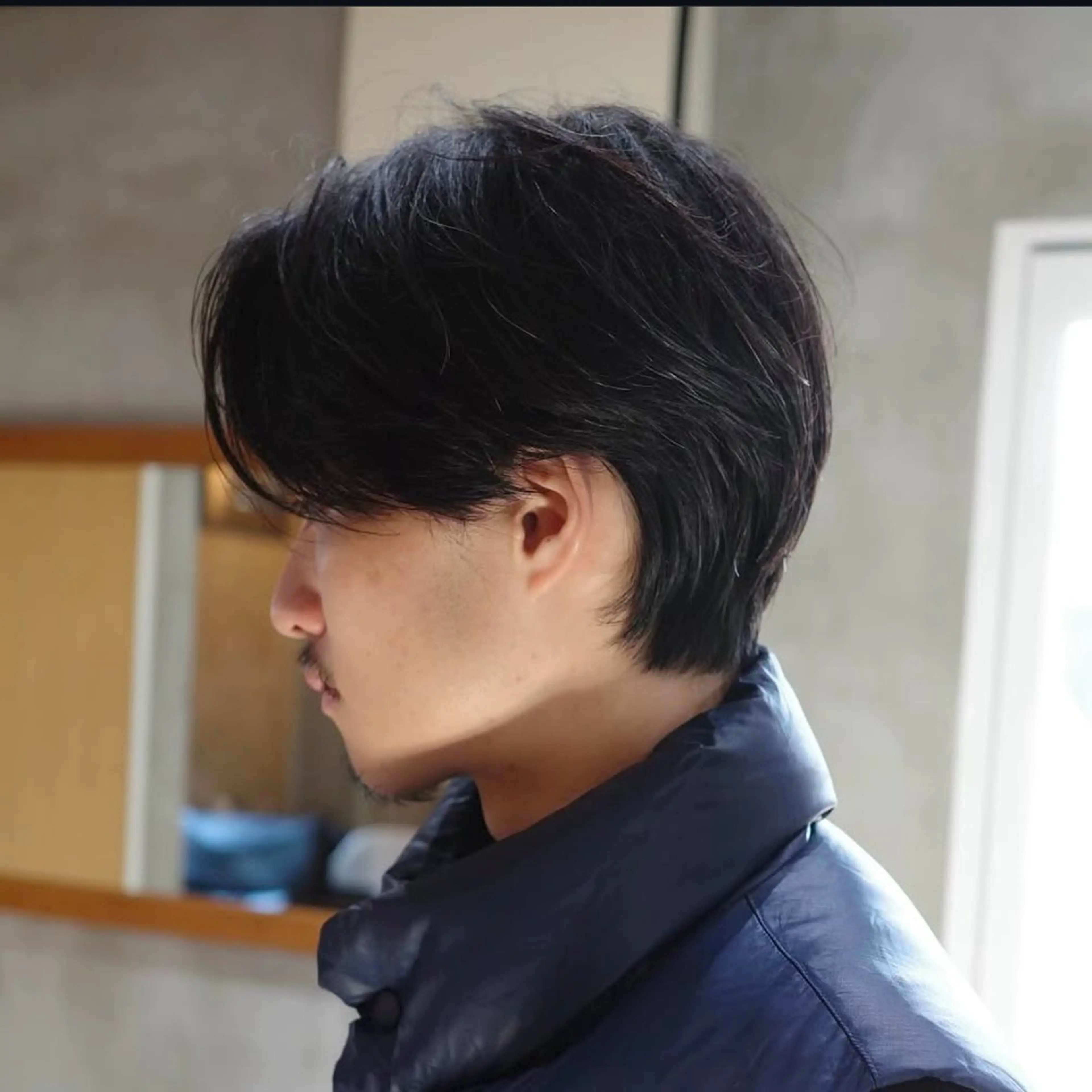 ミディアム メンズ センターパート 🌿ボブ パーマ高橋啓太🌿のヘアスタイル