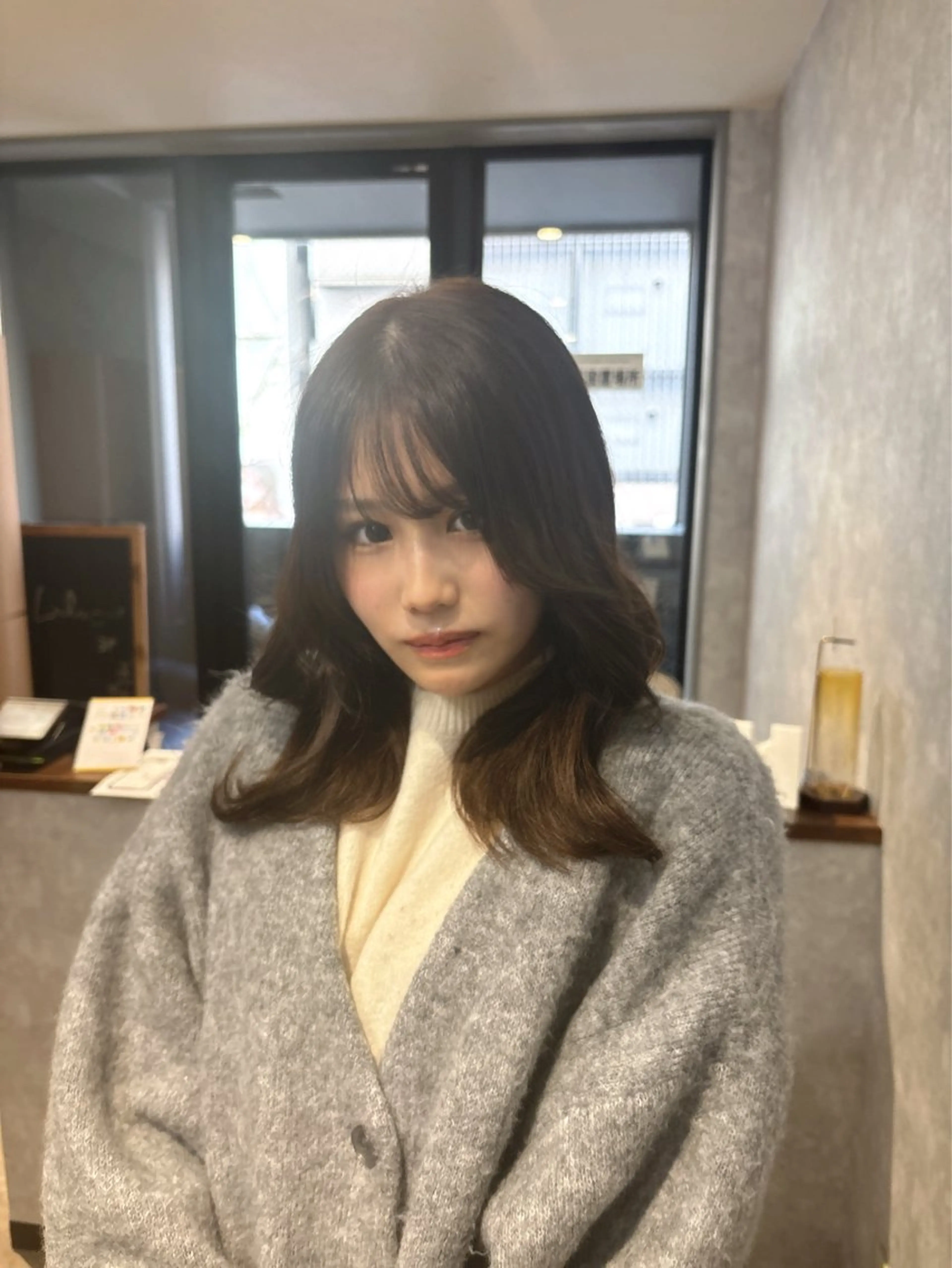 カラー カット ヘアカラー トリートメント 顔まわり/W カラー/リョウのヘアスタイル