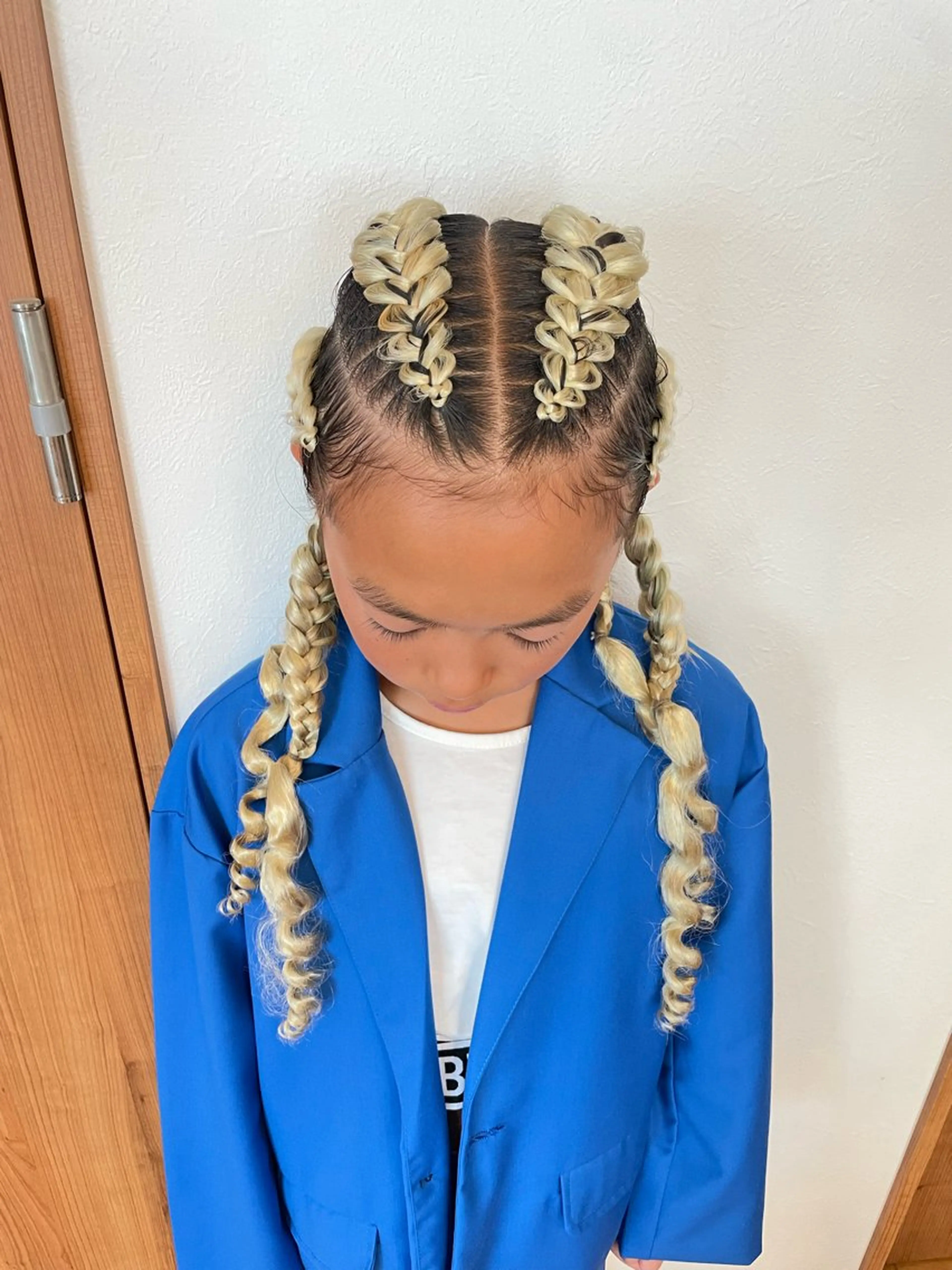 ヘアアレンジ キッズ Lehua   (レフア)所属・MEI/ブレイズ/ コーンロウ/茅ヶ崎のヘアスタイル