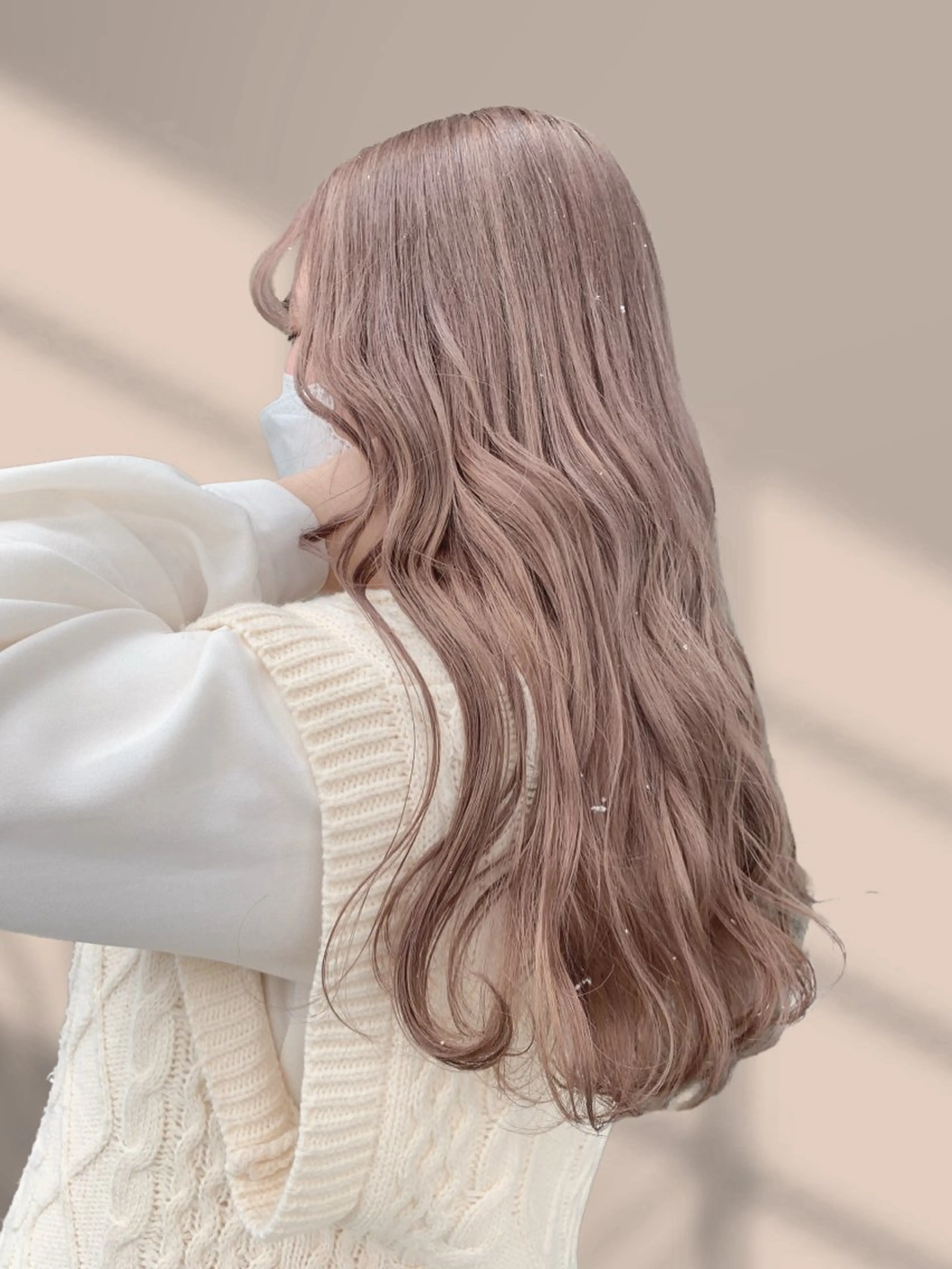 ロング ヘアカラー くすみミルクティー/ ブラウン🪡TOWAのヘアスタイル