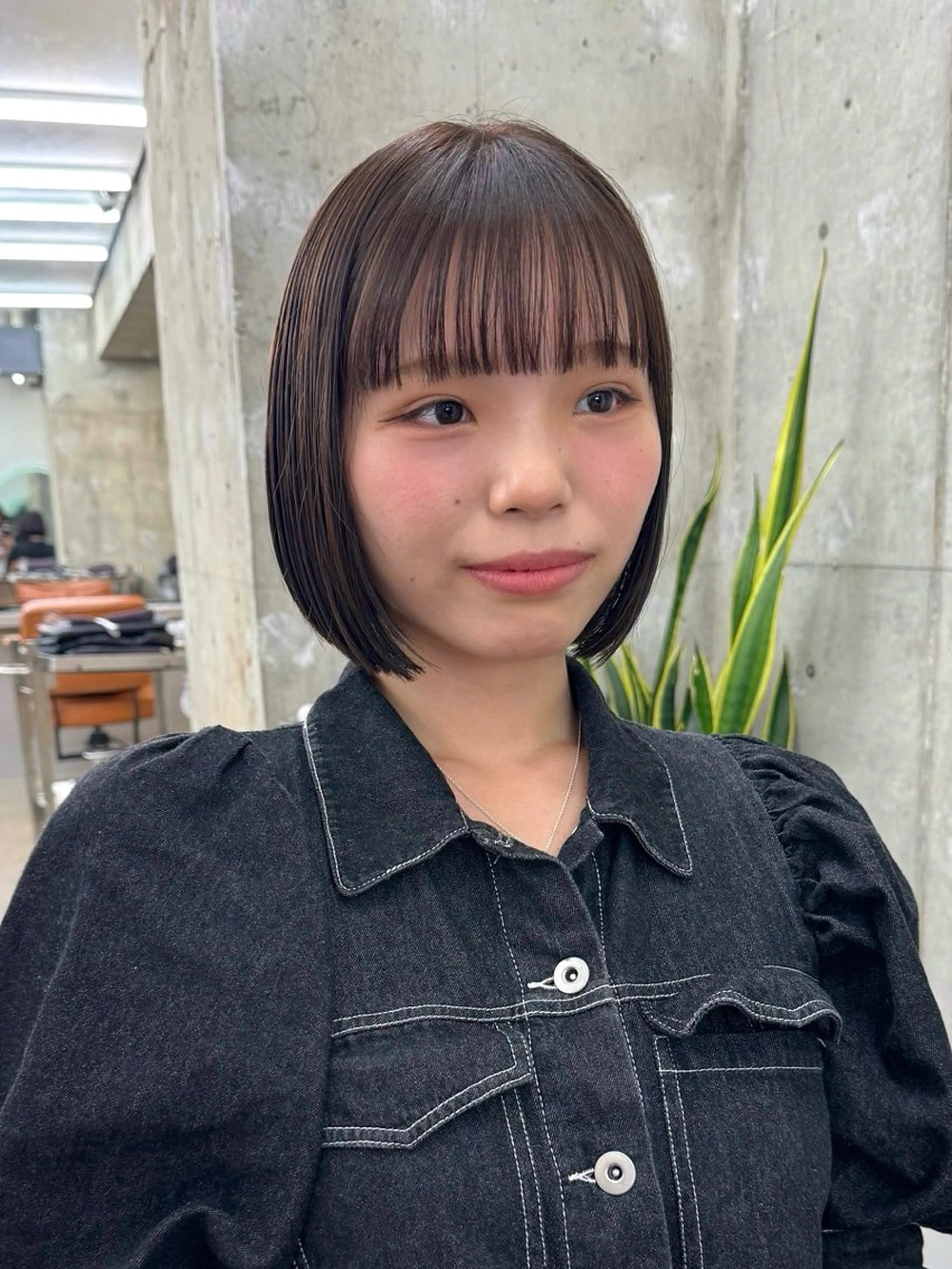 ショート カラー カット ヘアカラー 縮毛矯正 トリートメント グレージュ/髪質改善 /ボブ/moyu🎀のヘアスタイル
