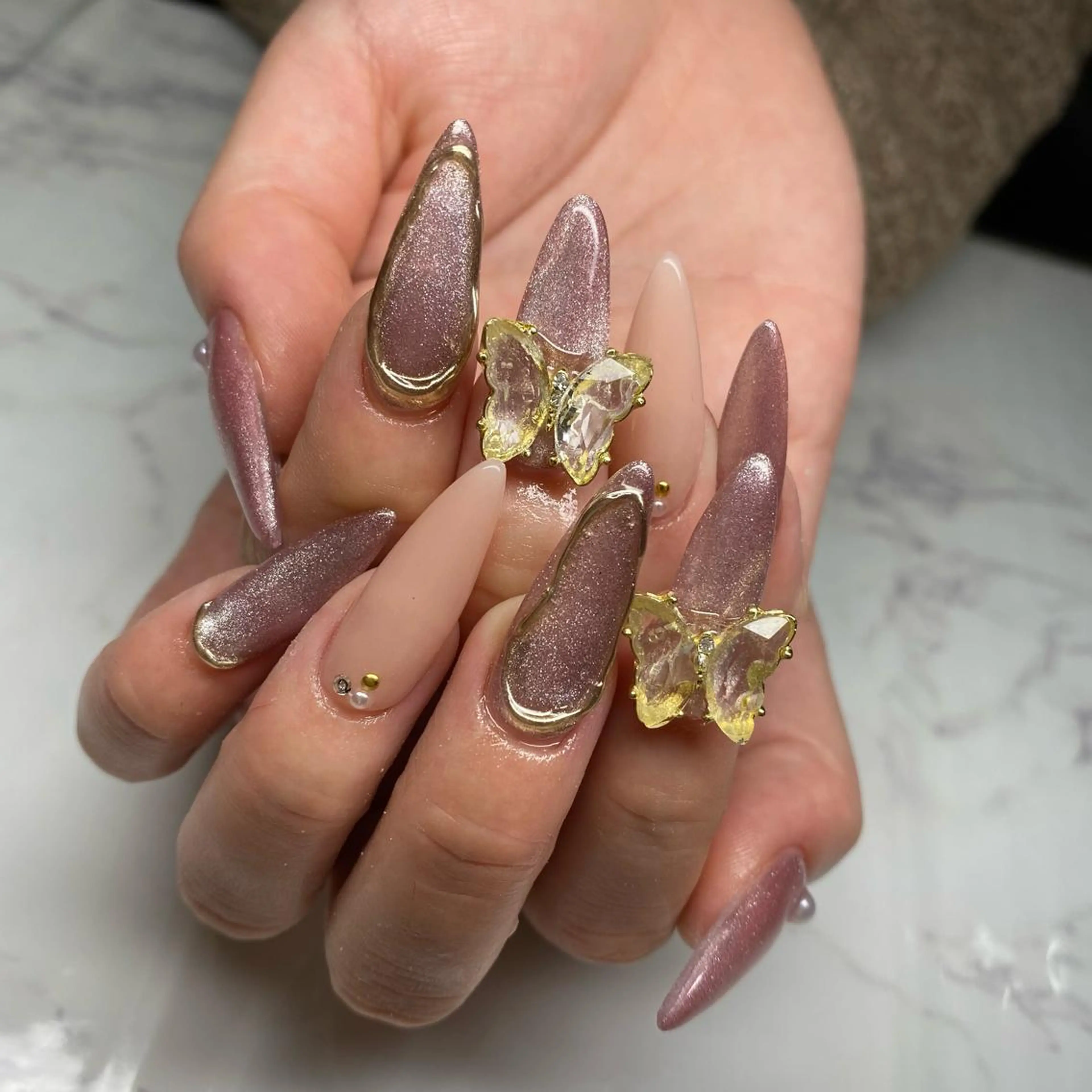 ロング ネイル nail salon azuのネイルデザイン